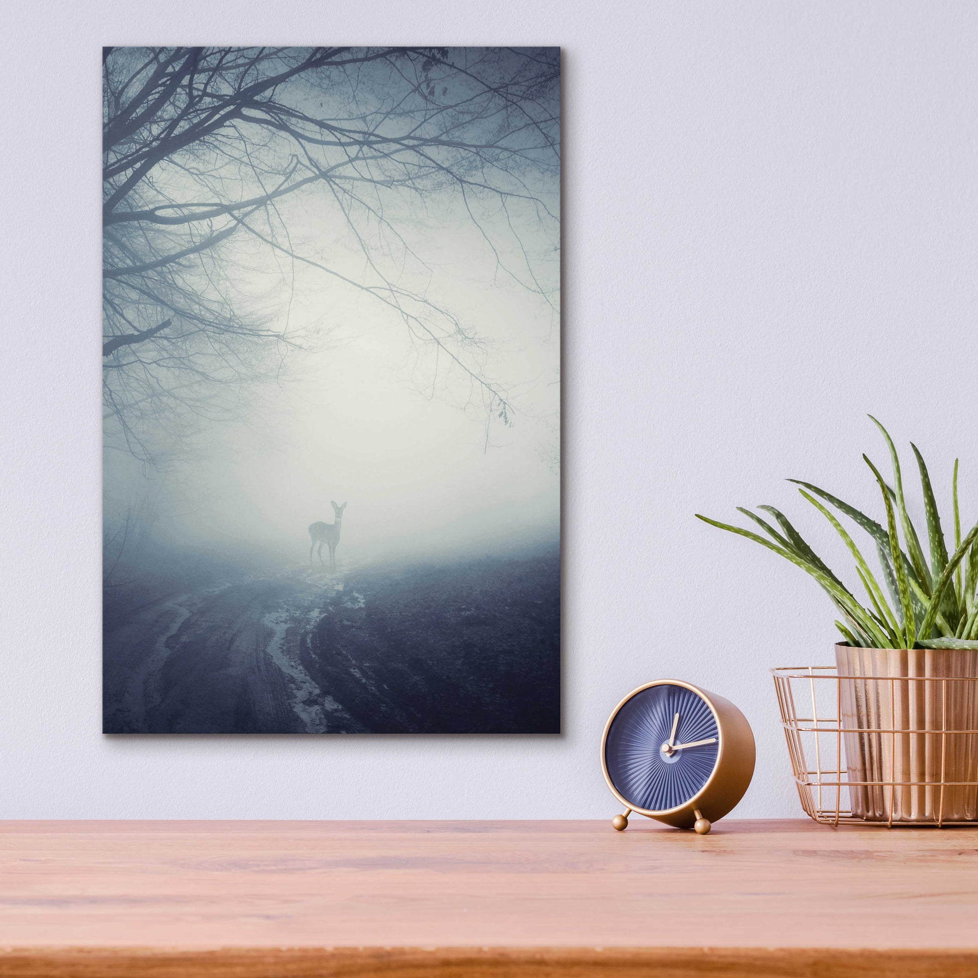 Epic Art 'Foggy Morning Hike' by Incado, Acrylic Glass Wall Art,12x16