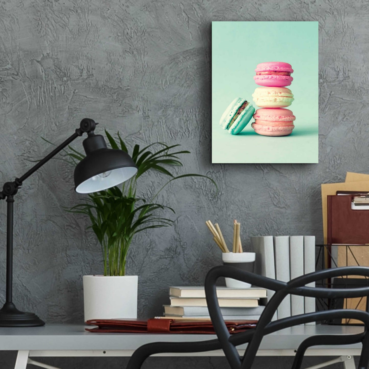 Epic Art 'French Macarons' by Incado, Acrylic Glass Wall Art,12x16