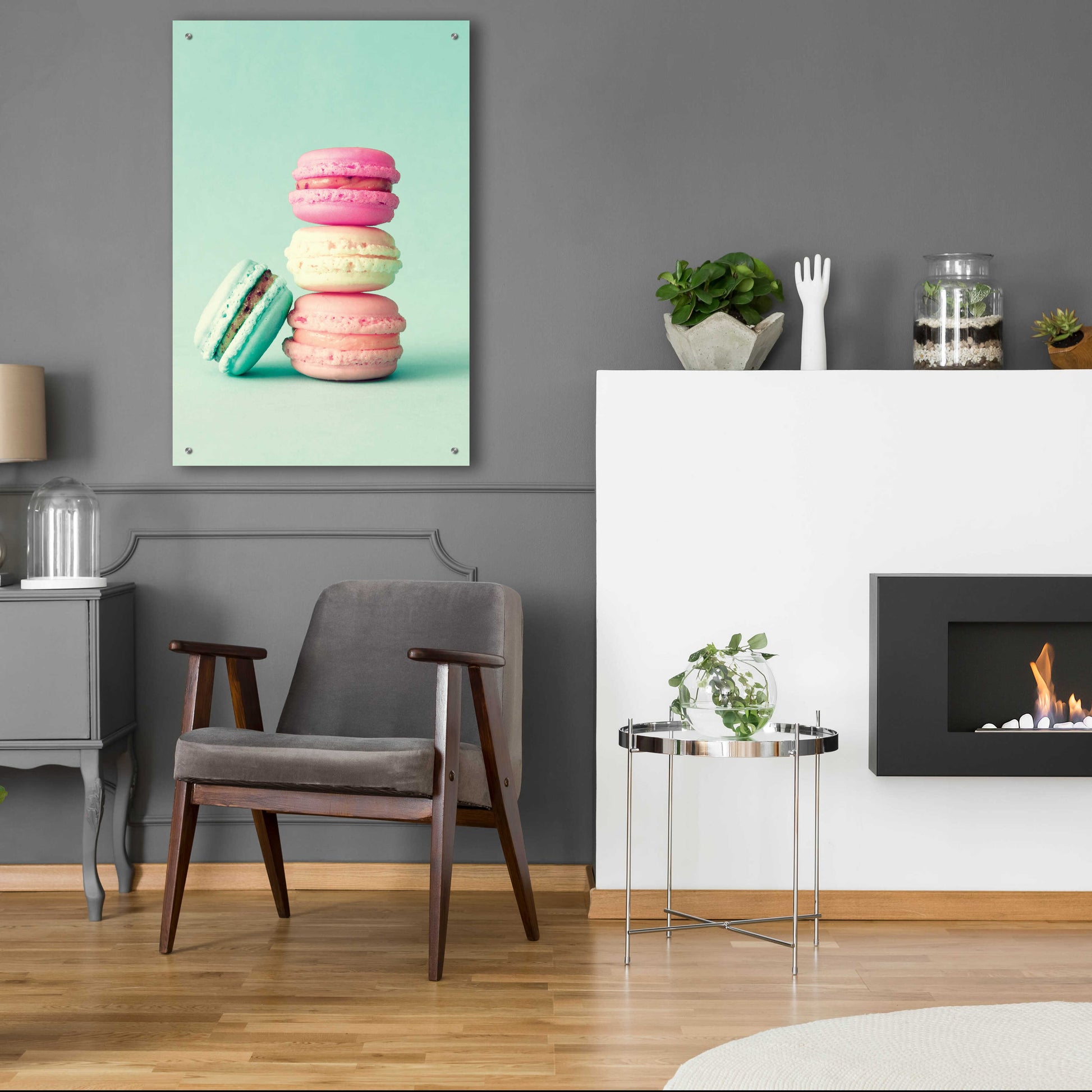 Epic Art 'French Macarons' by Incado, Acrylic Glass Wall Art,24x36