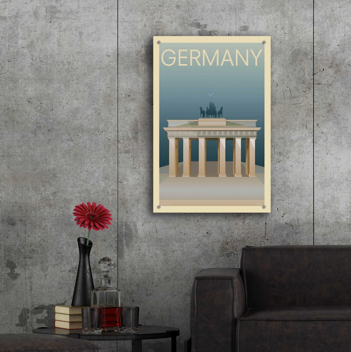 Epic Art 'Germany' by Incado, Acrylic Glass Wall Art,24x36