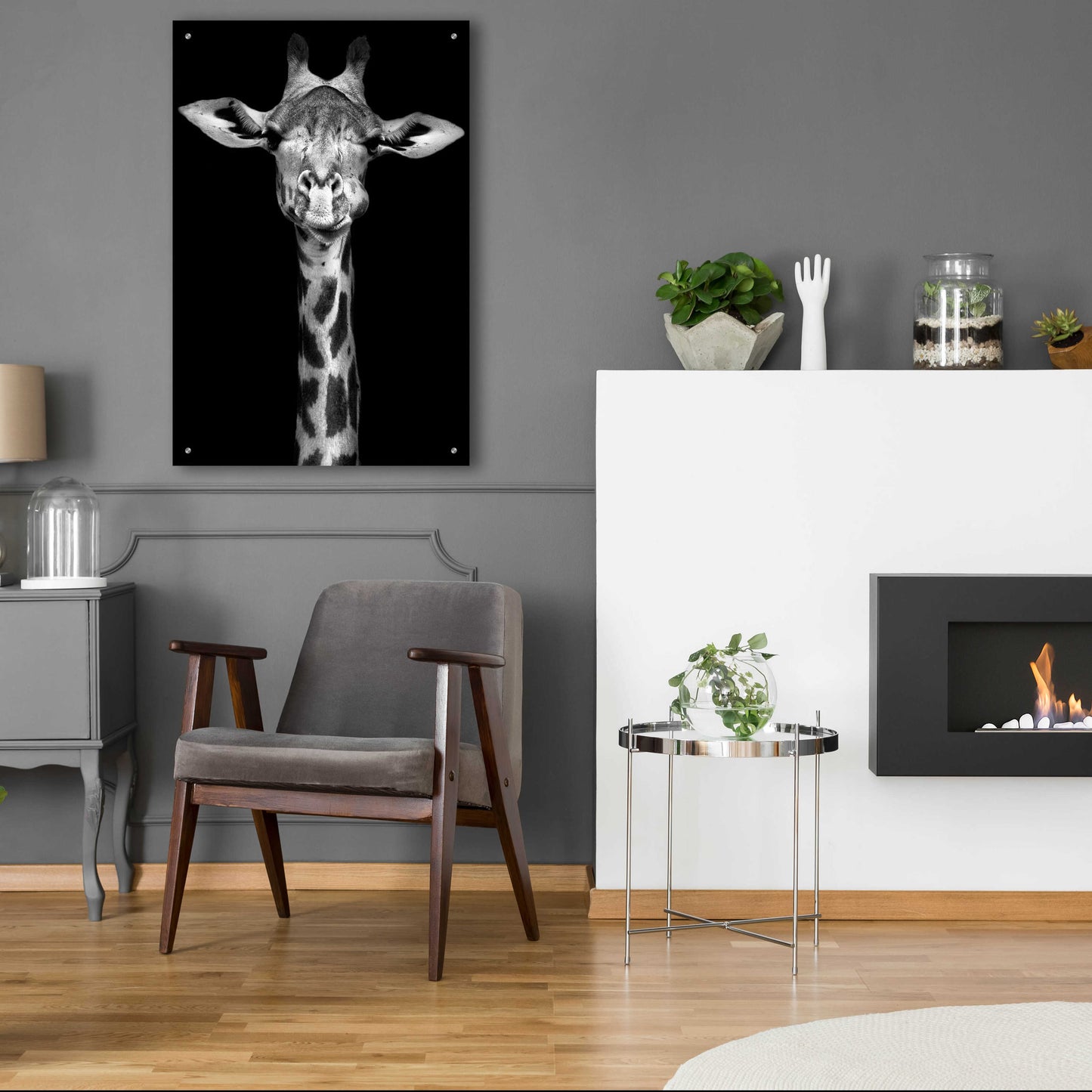 Epic Art 'Giraffe' by Incado, Acrylic Glass Wall Art,24x36