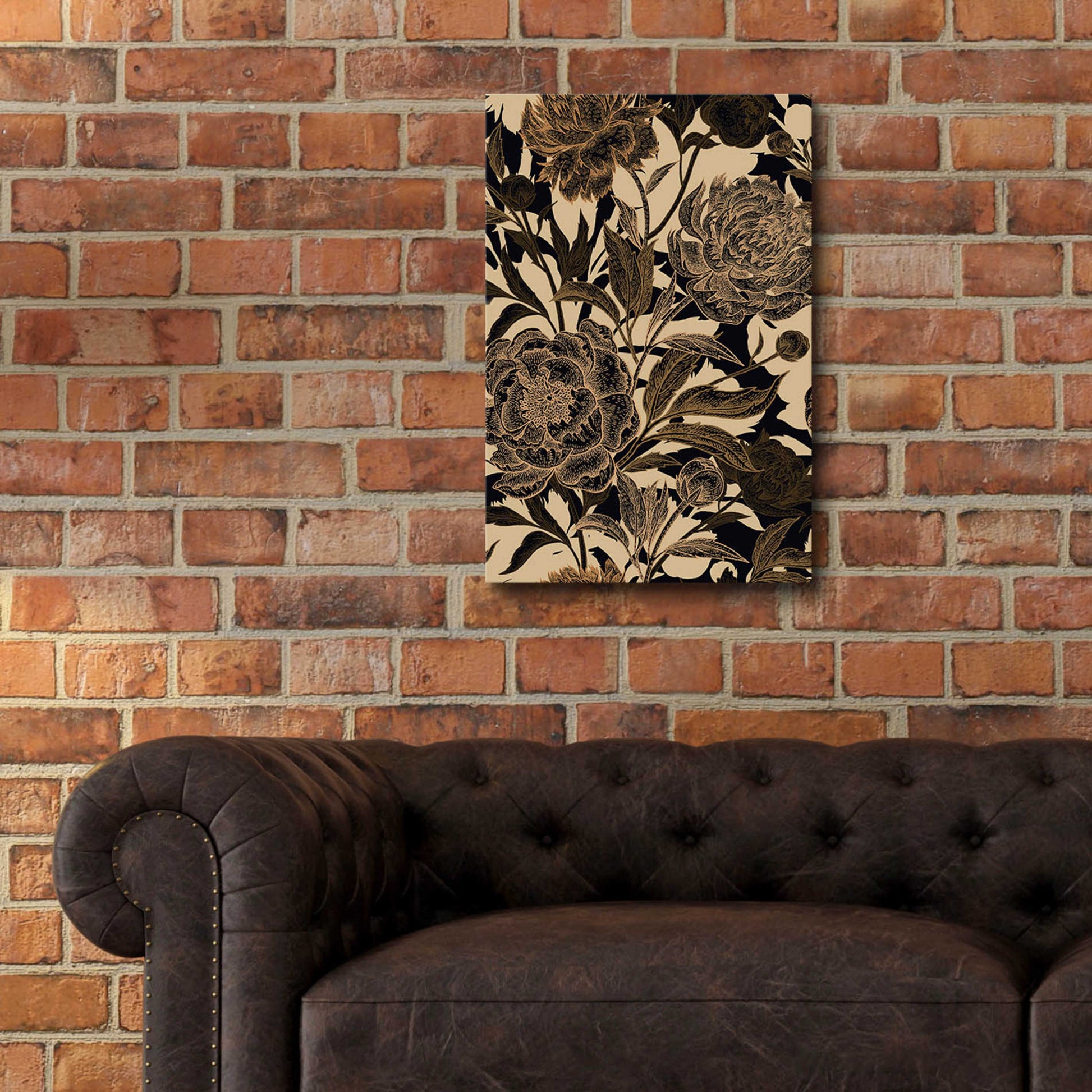 Epic Art 'Golden Rose II' by Incado, Acrylic Glass Wall Art,16x24