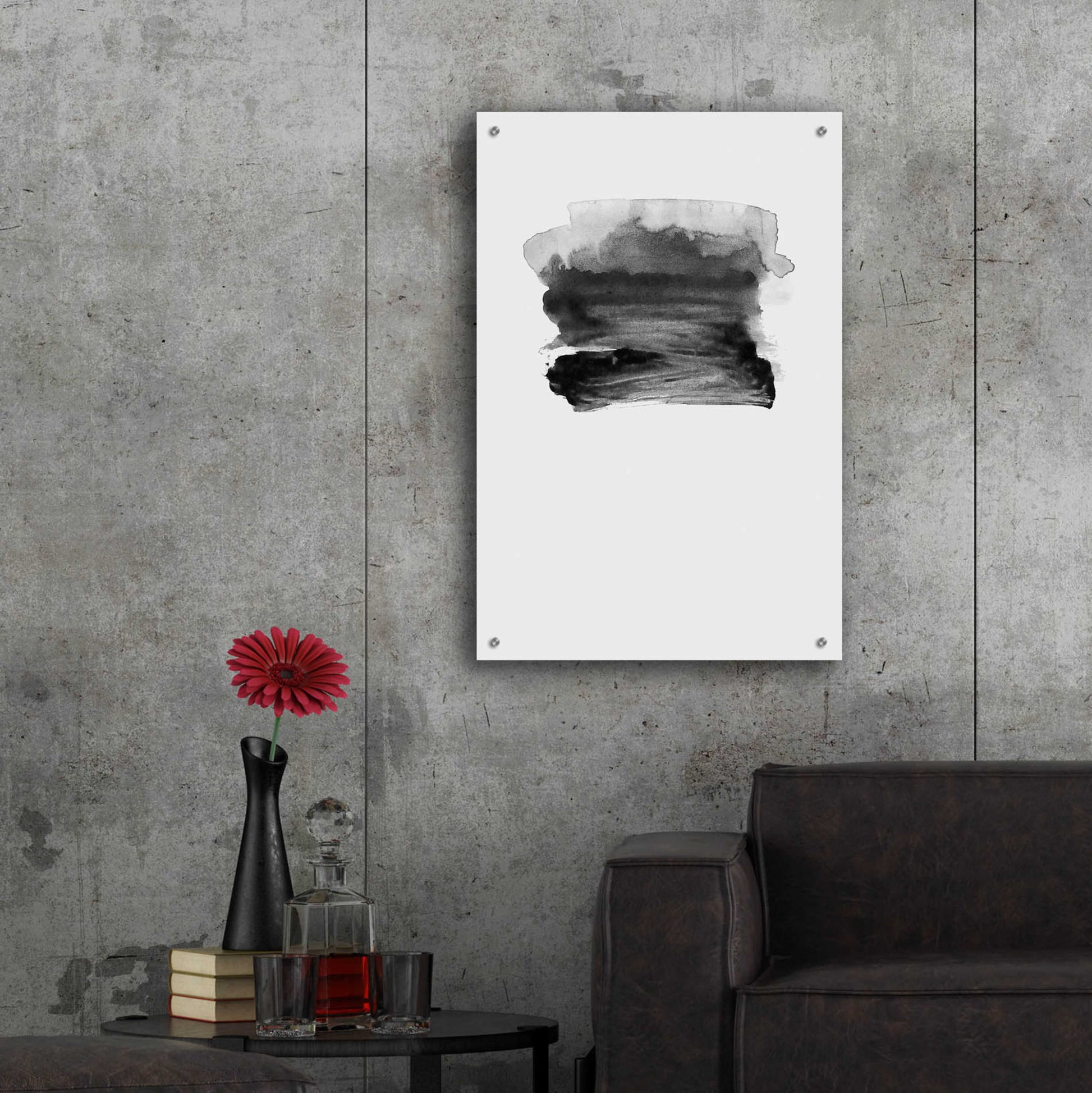 Epic Art 'Grey II' by Incado, Acrylic Glass Wall Art,24x36