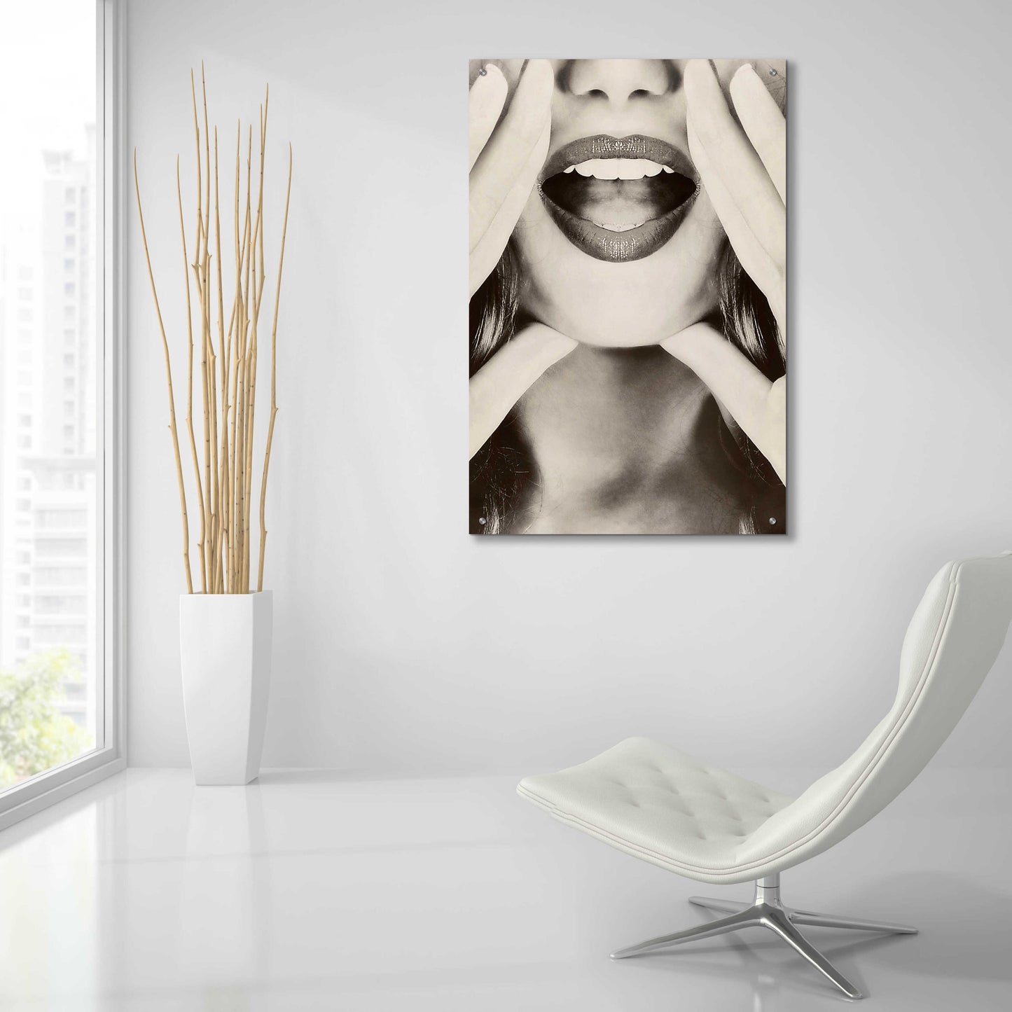 Epic Art 'Hey!' by Incado, Acrylic Glass Wall Art,24x36