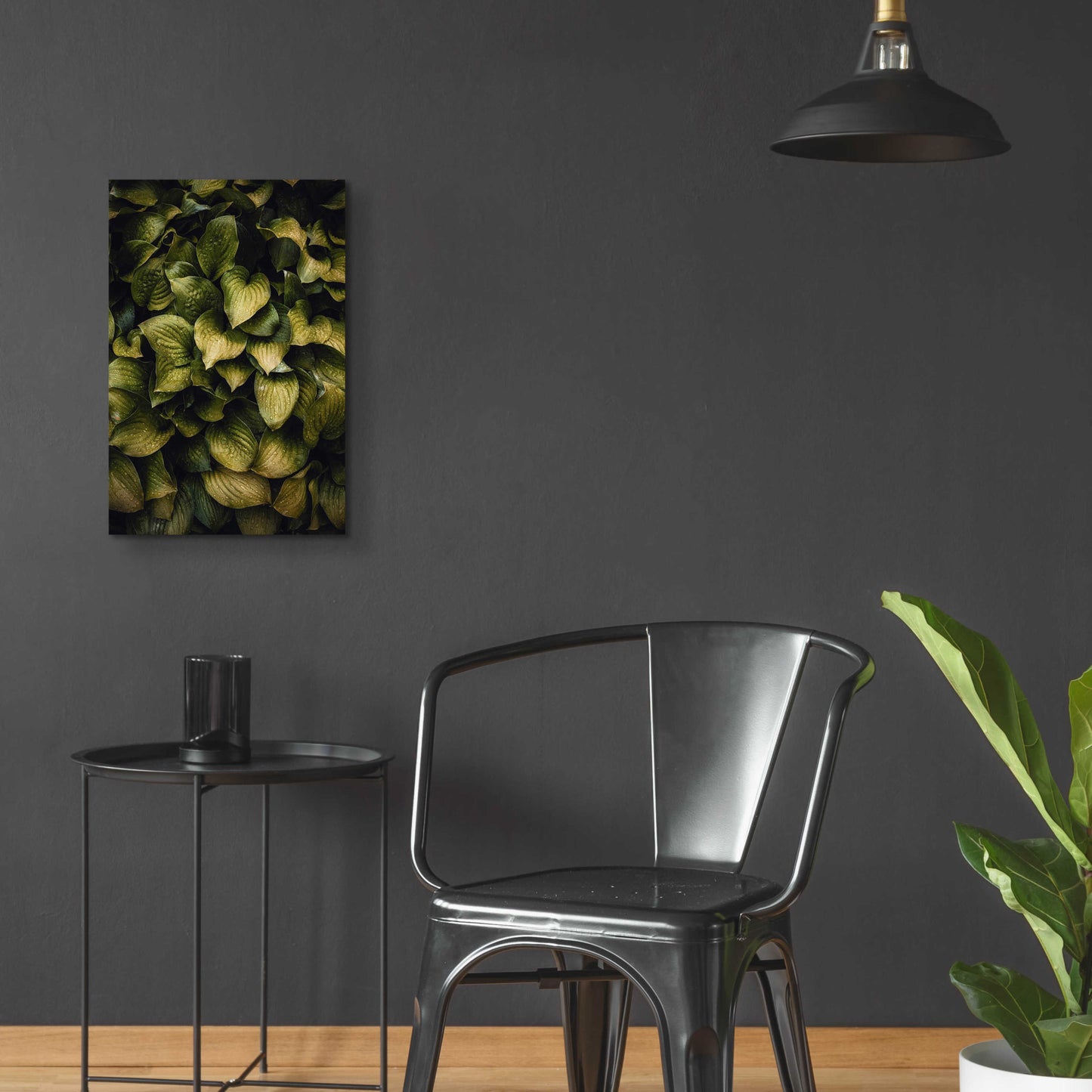 Epic Art 'Hostas Leaves' by Incado, Acrylic Glass Wall Art,16x24