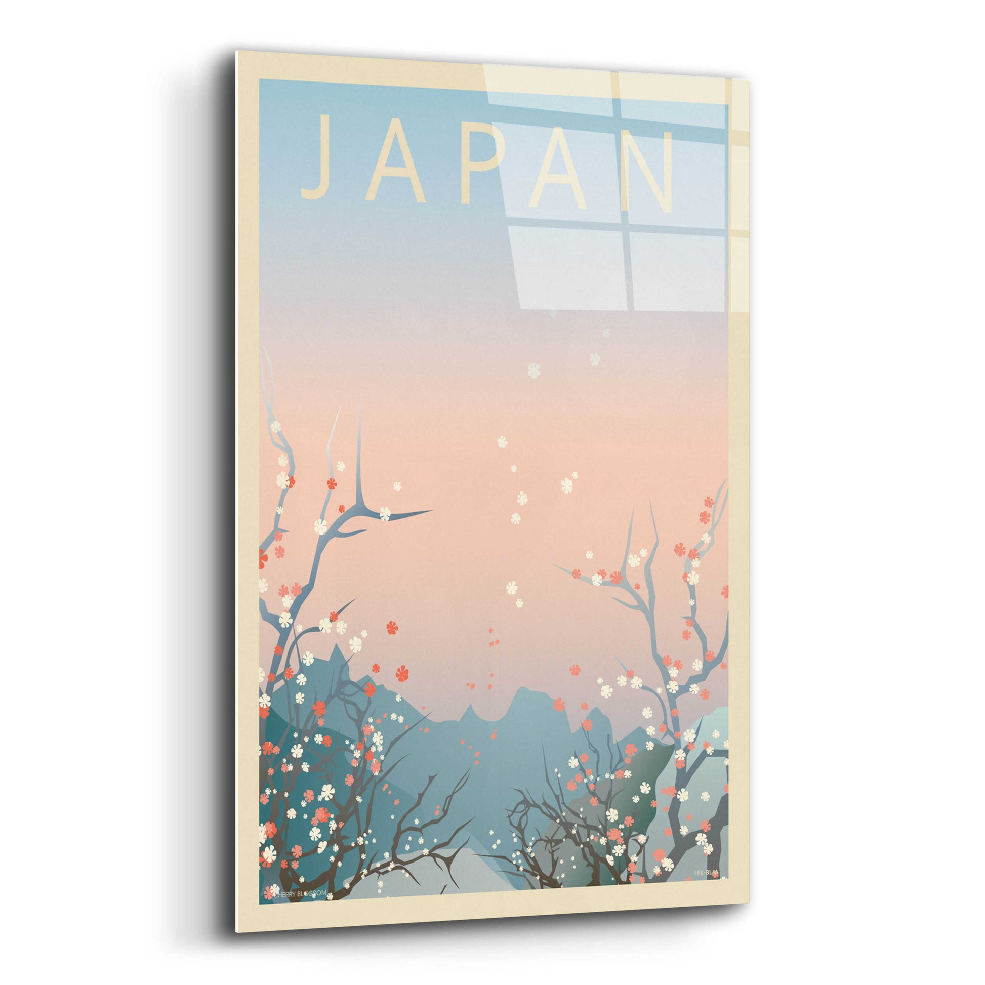 Epic Art 'Japan' by Incado, Acrylic Glass Wall Art,12x16