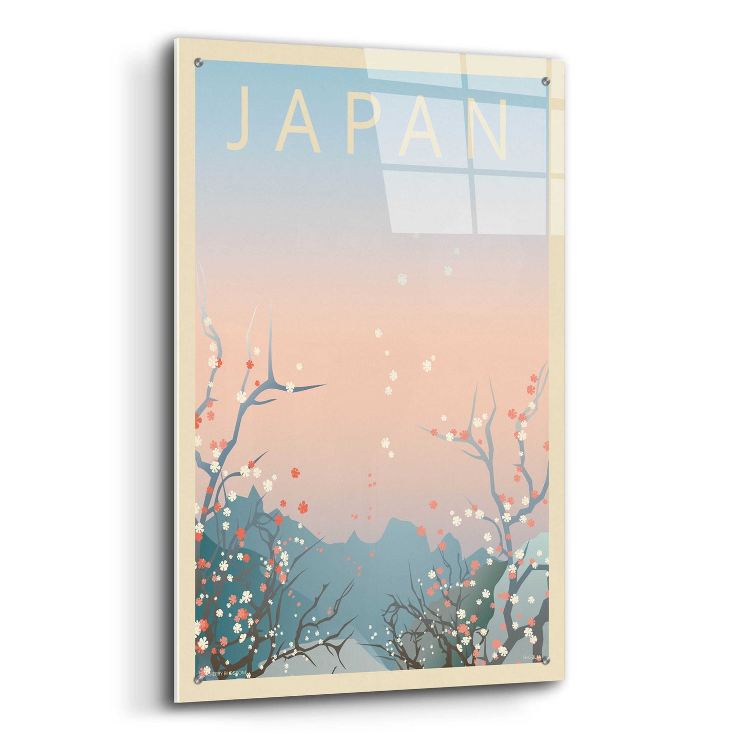 Epic Art 'Japan' by Incado, Acrylic Glass Wall Art,24x36