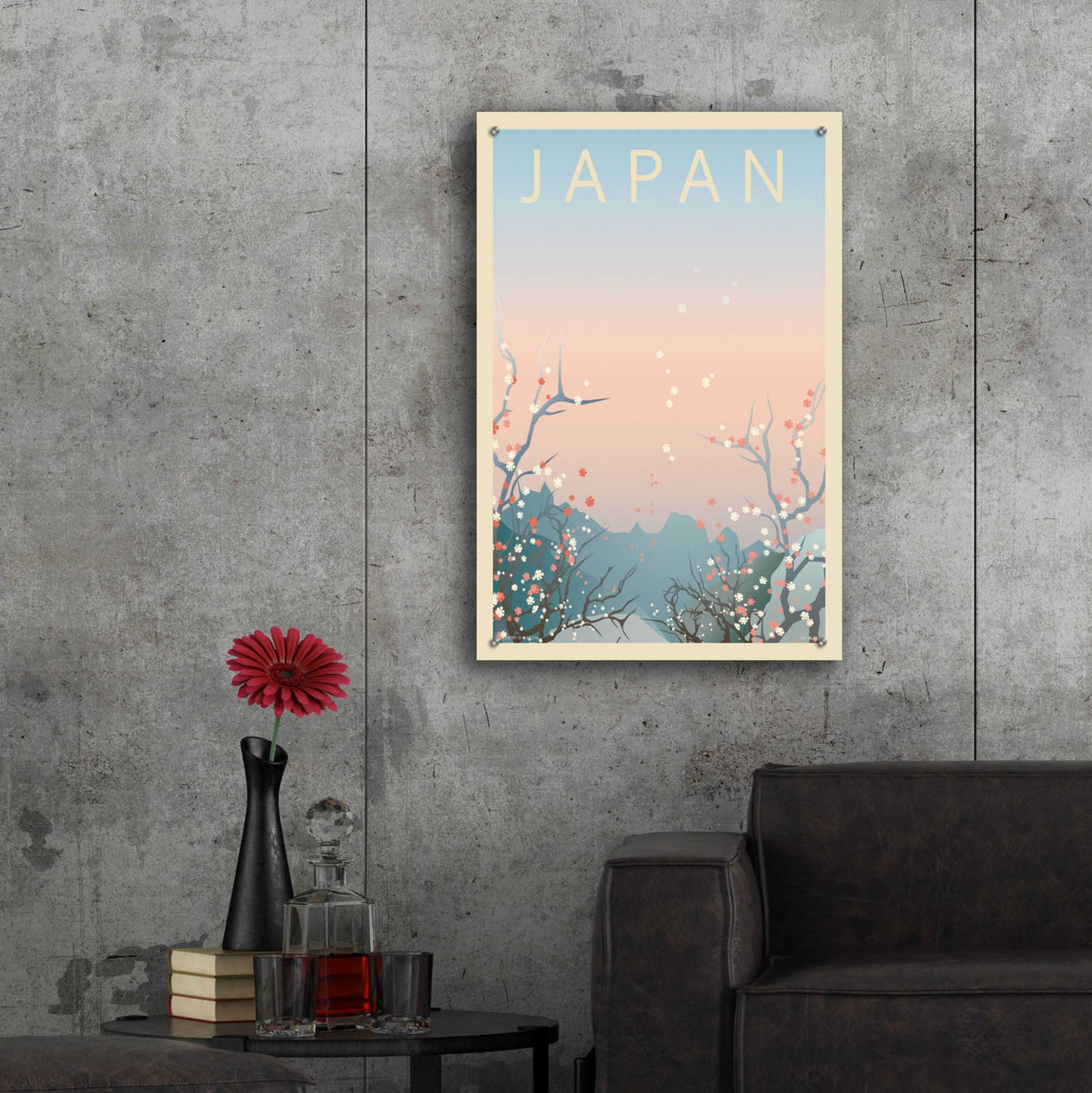 Epic Art 'Japan' by Incado, Acrylic Glass Wall Art,24x36