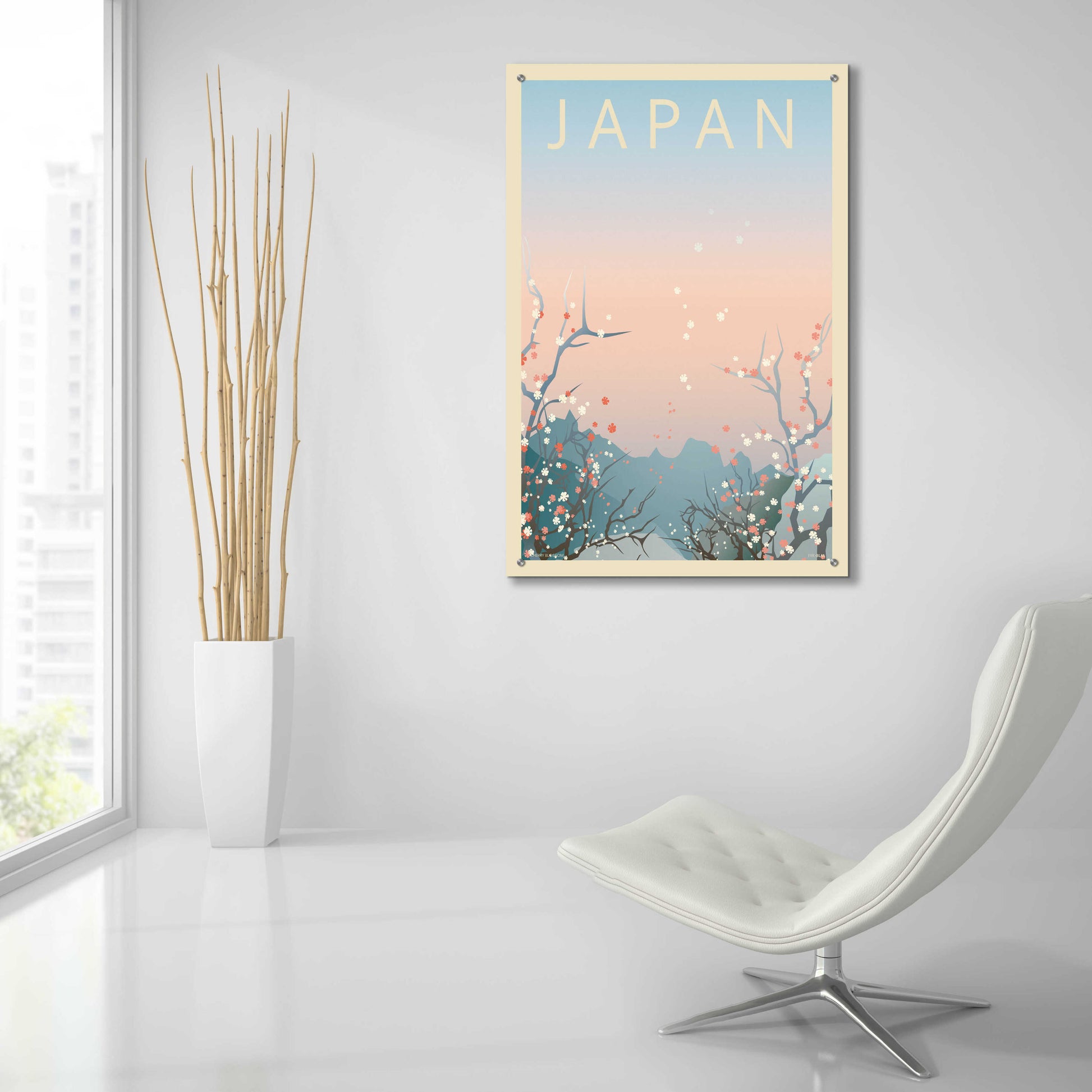 Epic Art 'Japan' by Incado, Acrylic Glass Wall Art,24x36