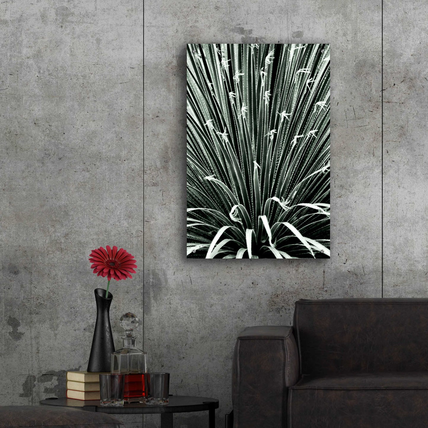 Epic Art 'Leaf V' by Incado, Acrylic Glass Wall Art,24x36