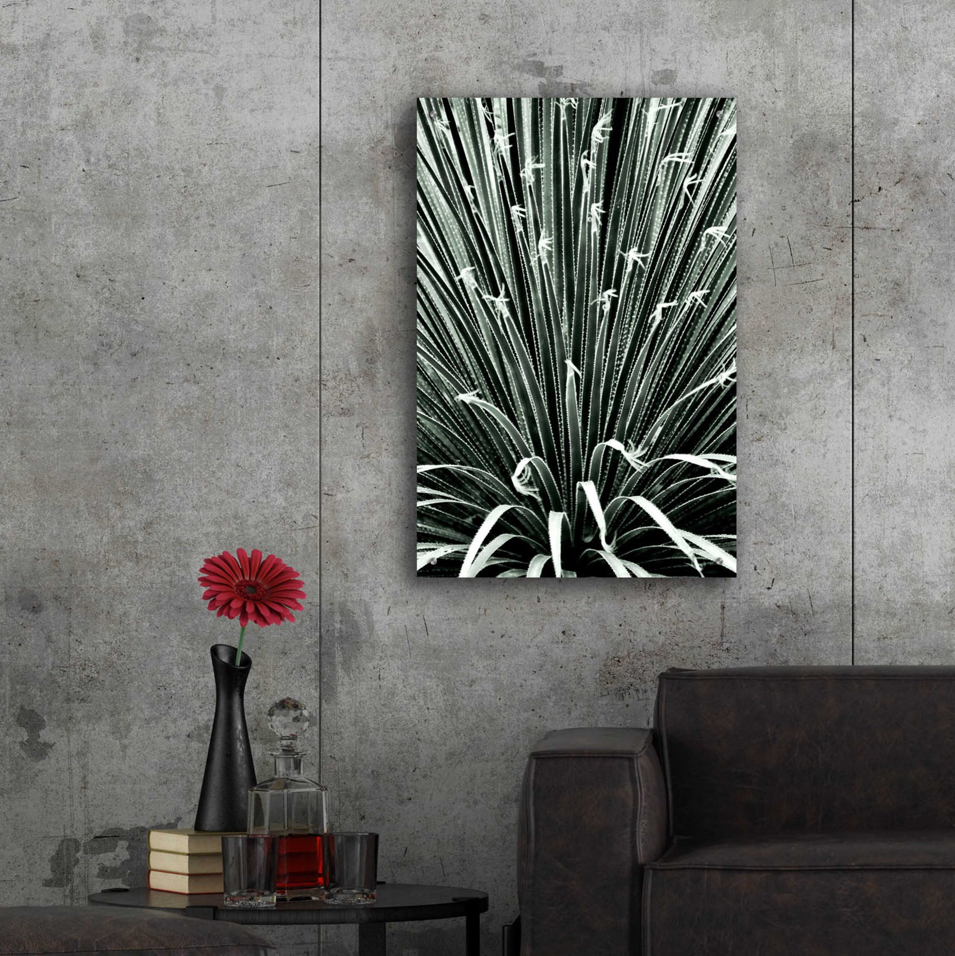 Epic Art 'Leaf V' by Incado, Acrylic Glass Wall Art,24x36