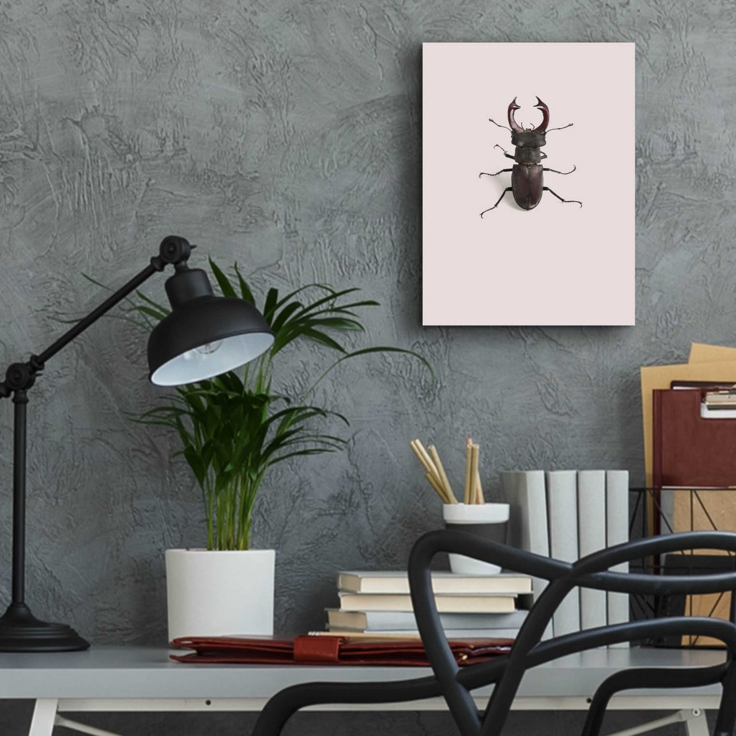 Epic Art 'Lucanus Cervus' by Incado, Acrylic Glass Wall Art,12x16