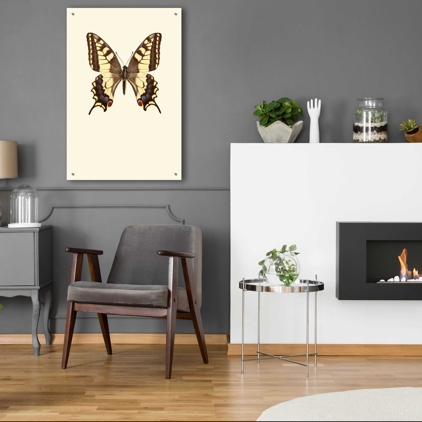 Epic Art 'Papilio Machaon' by Incado, Acrylic Glass Wall Art,24x36