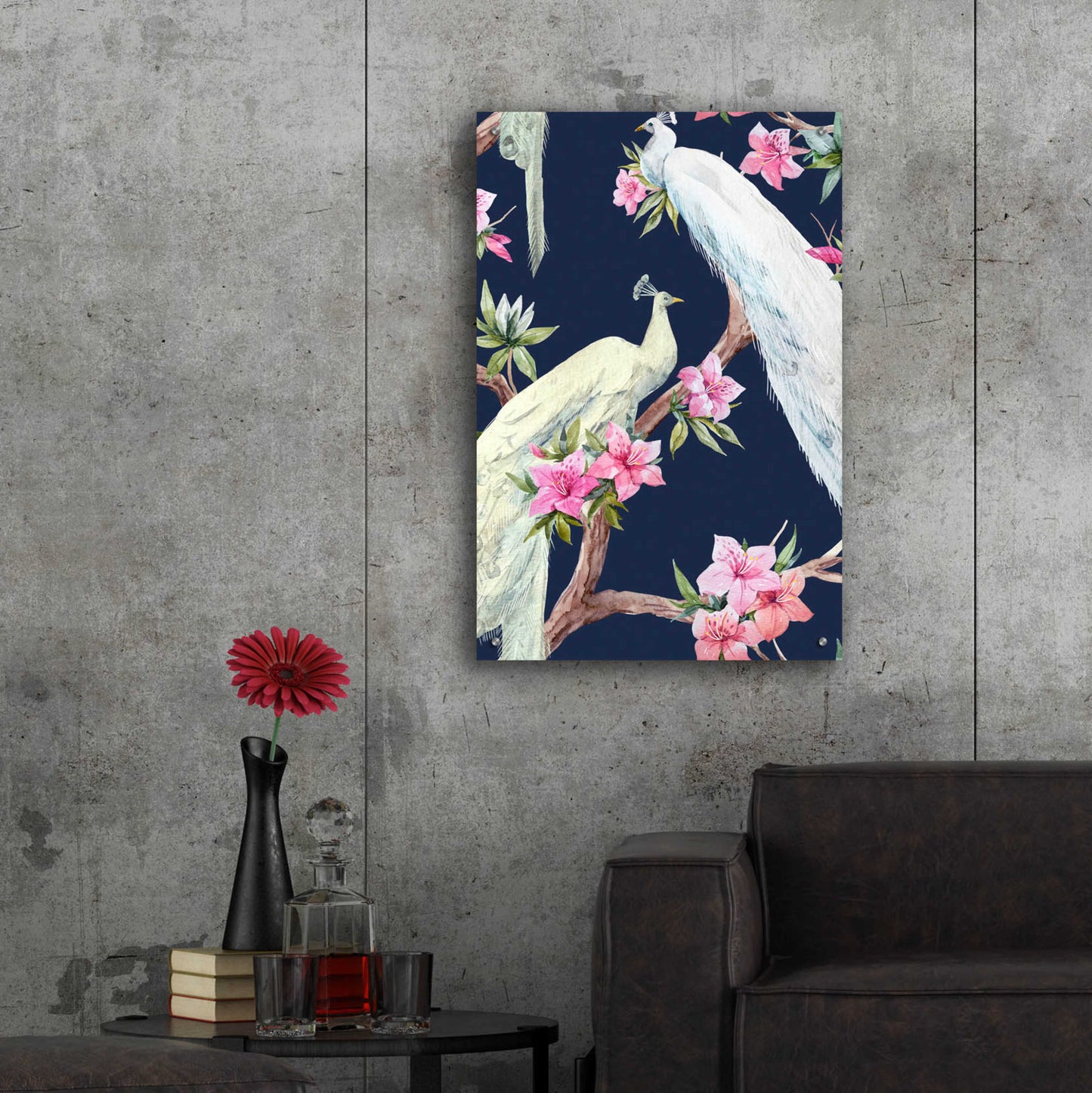 Epic Art 'Paradis Birds II' by Incado, Acrylic Glass Wall Art,24x36