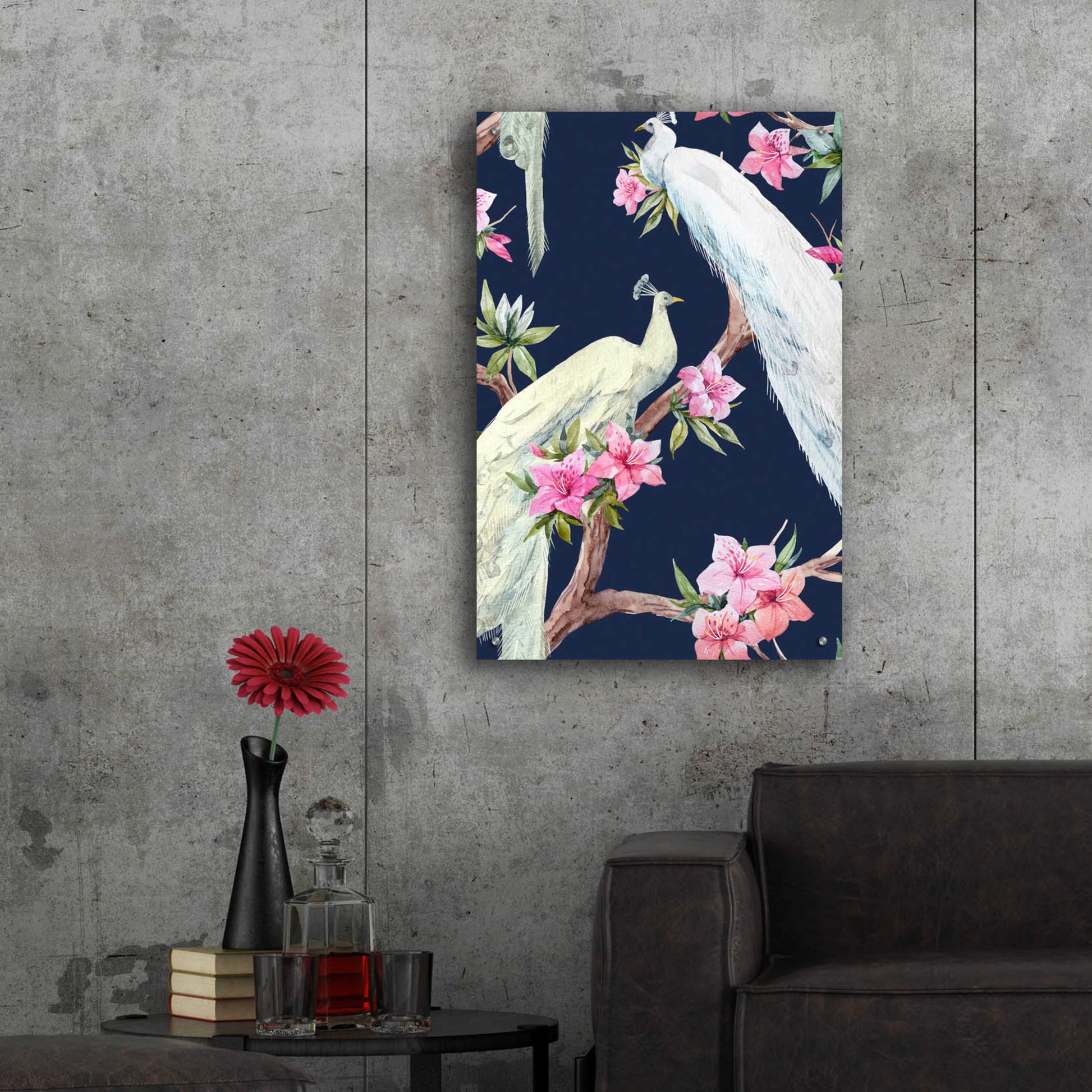 Epic Art 'Paradis Birds II' by Incado, Acrylic Glass Wall Art,24x36