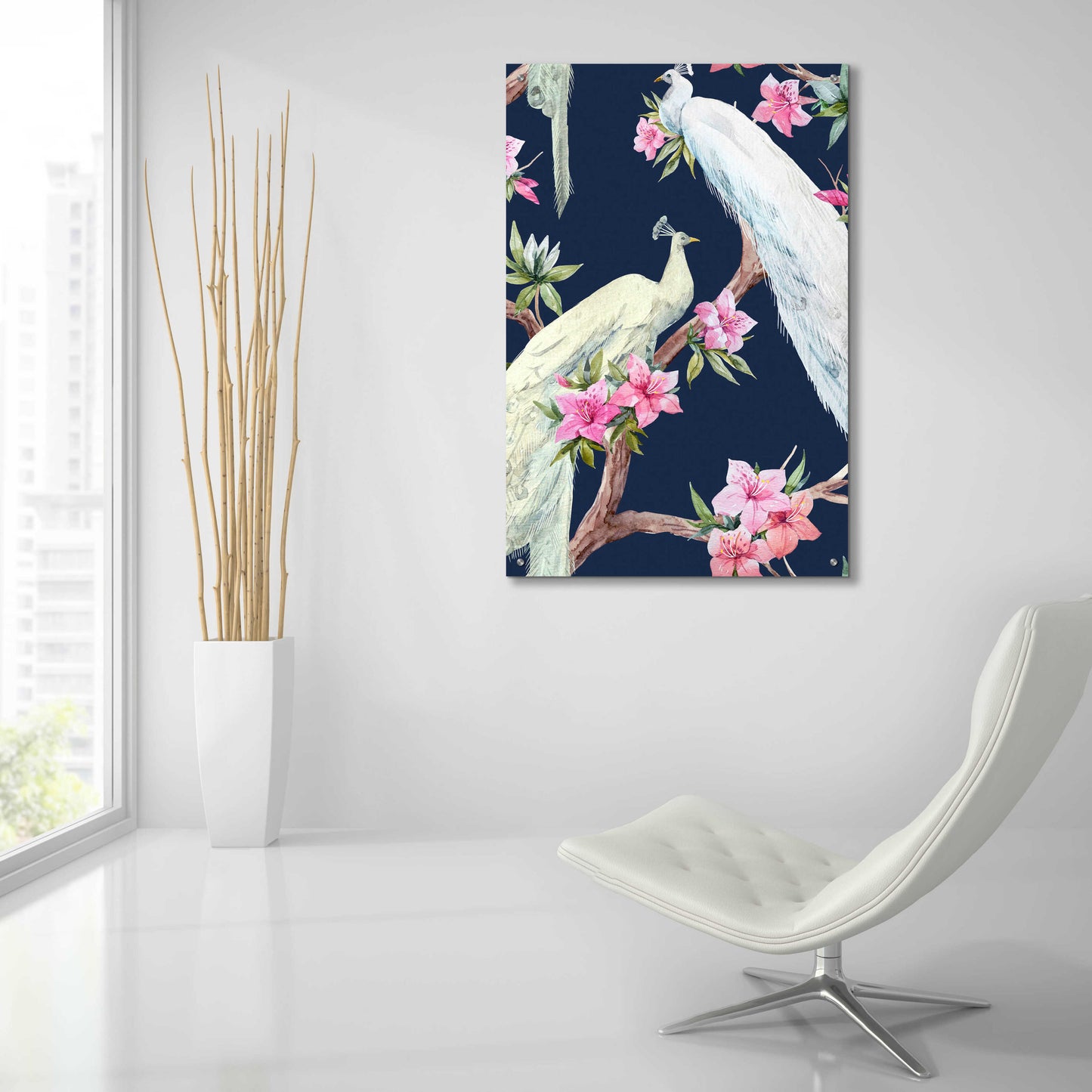 Epic Art 'Paradis Birds II' by Incado, Acrylic Glass Wall Art,24x36