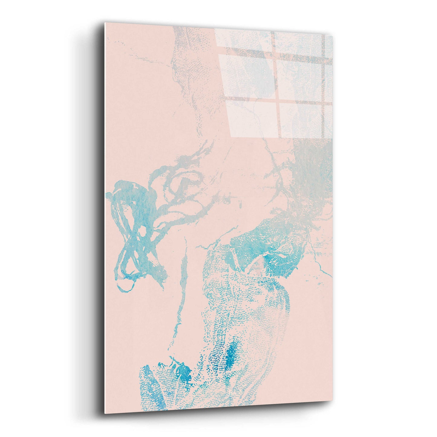 Epic Art 'Pink Blues' by Incado, Acrylic Glass Wall Art,12x16