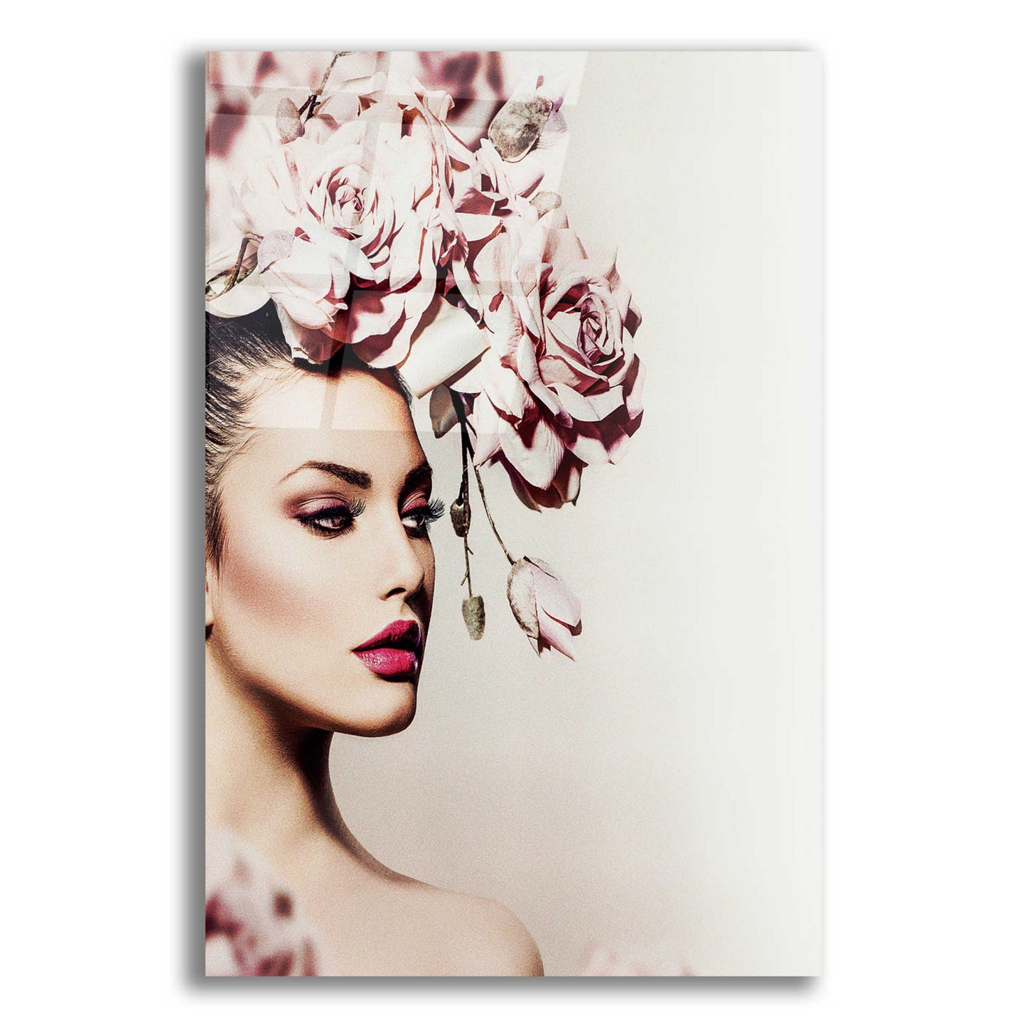 Epic Art 'Rose' by Incado, Acrylic Glass Wall Art