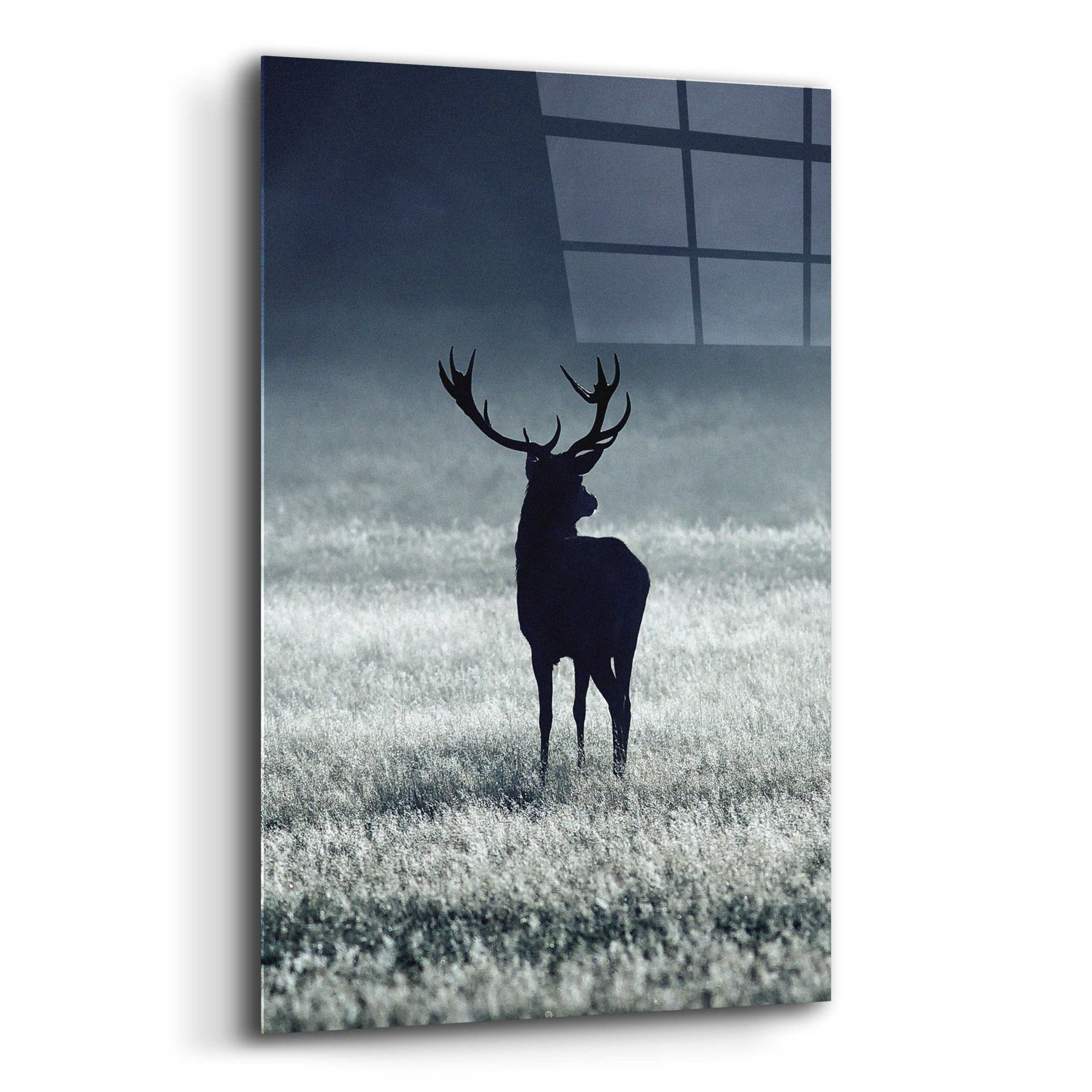 Epic Art 'Silhouette Deer' by Incado, Acrylic Glass Wall Art,12x16