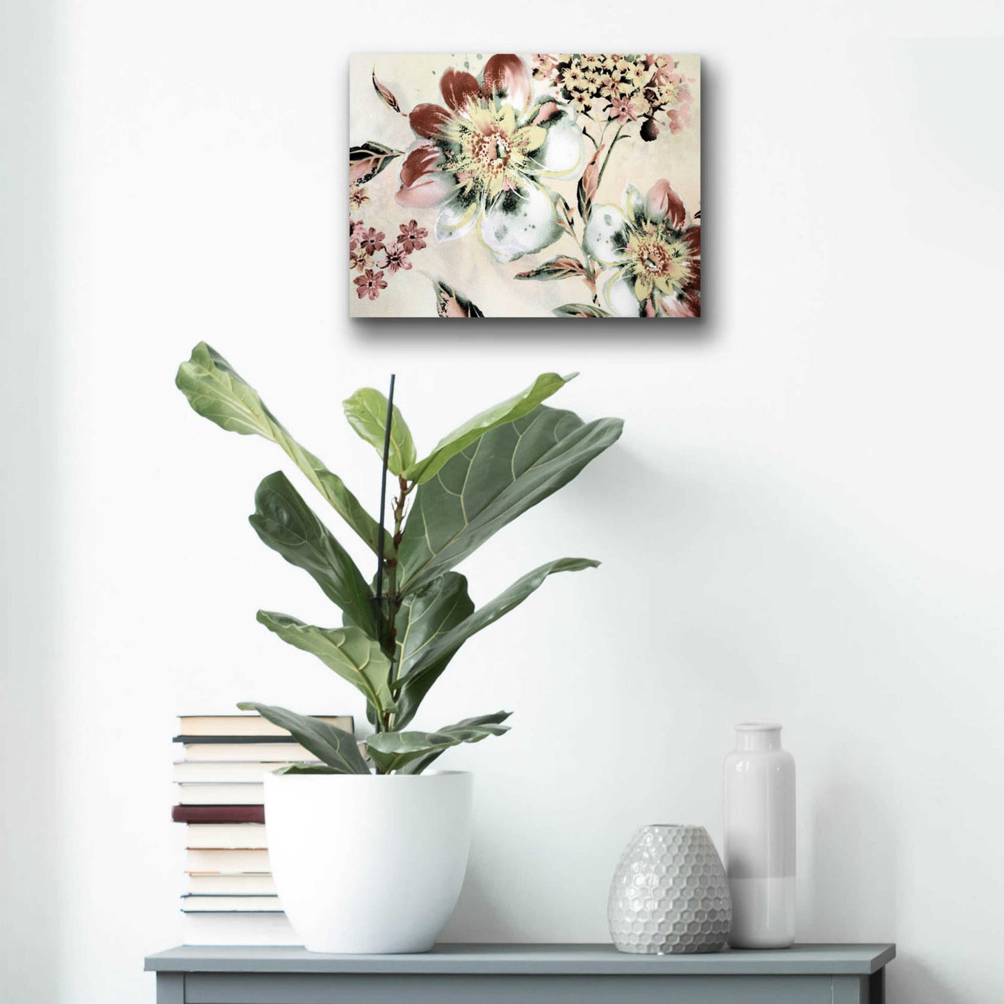 Epic Art 'Summer Flower' by Incado, Acrylic Glass Wall Art,16x12