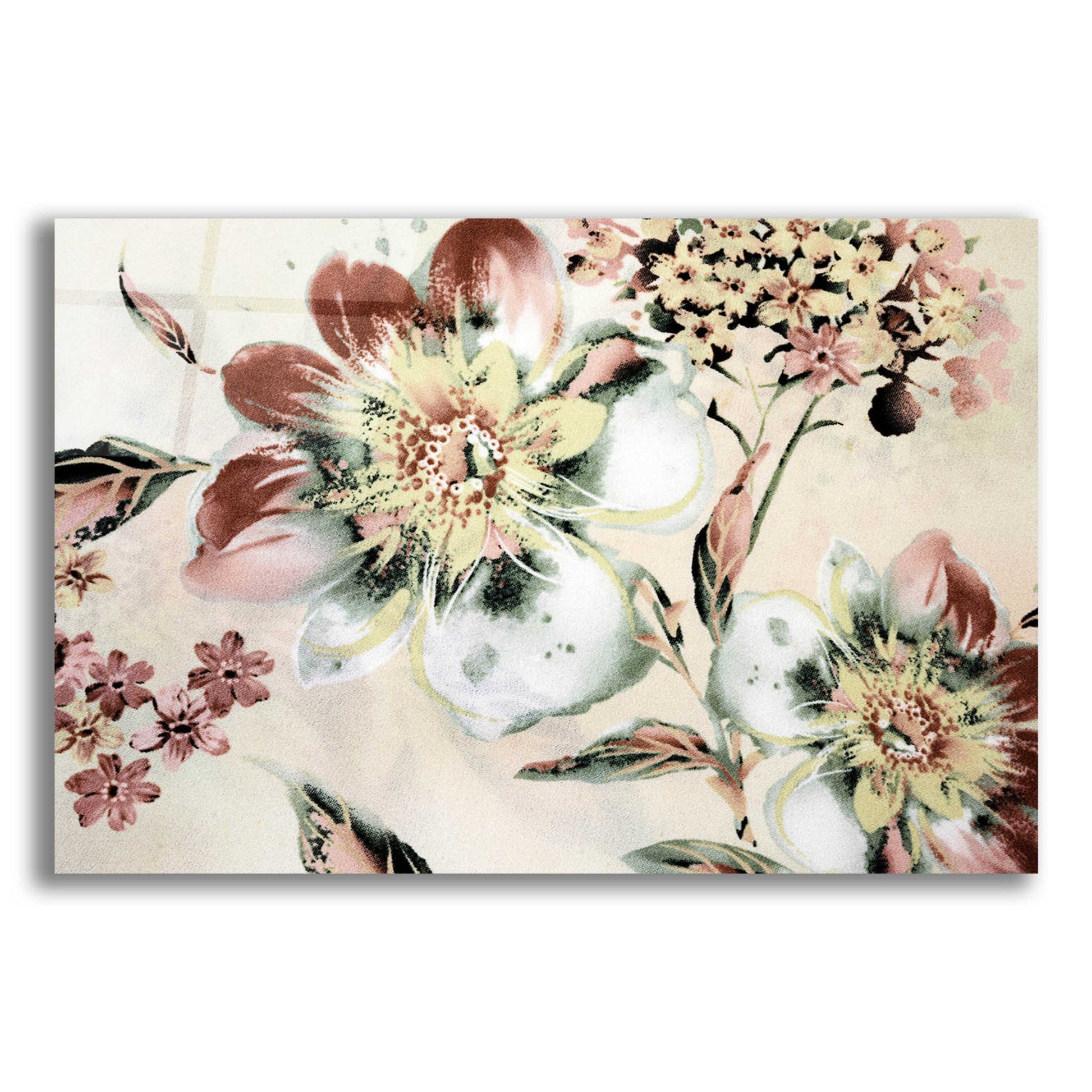 Epic Art 'Summer Flower' by Incado, Acrylic Glass Wall Art,24x16