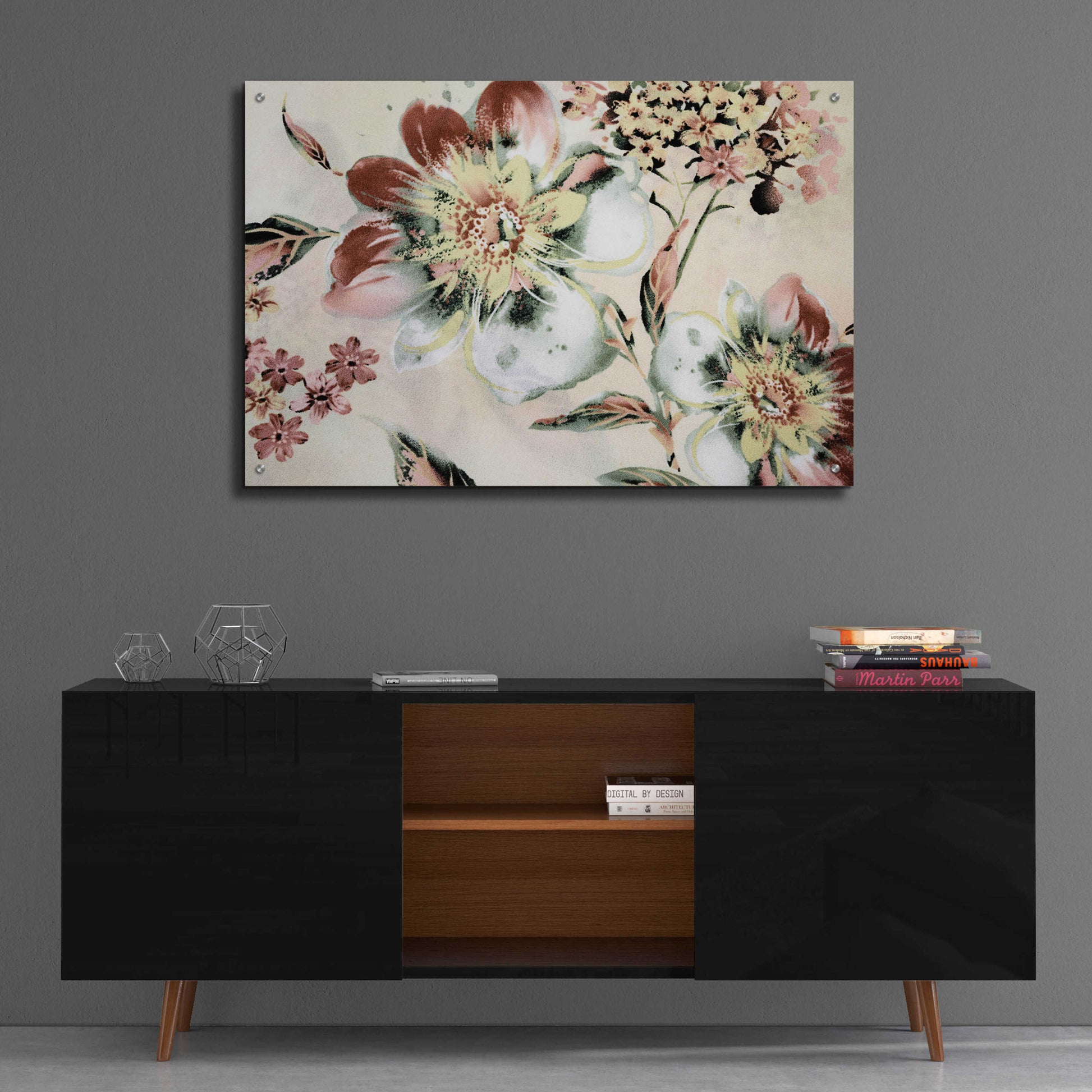 Epic Art 'Summer Flower' by Incado, Acrylic Glass Wall Art,36x24