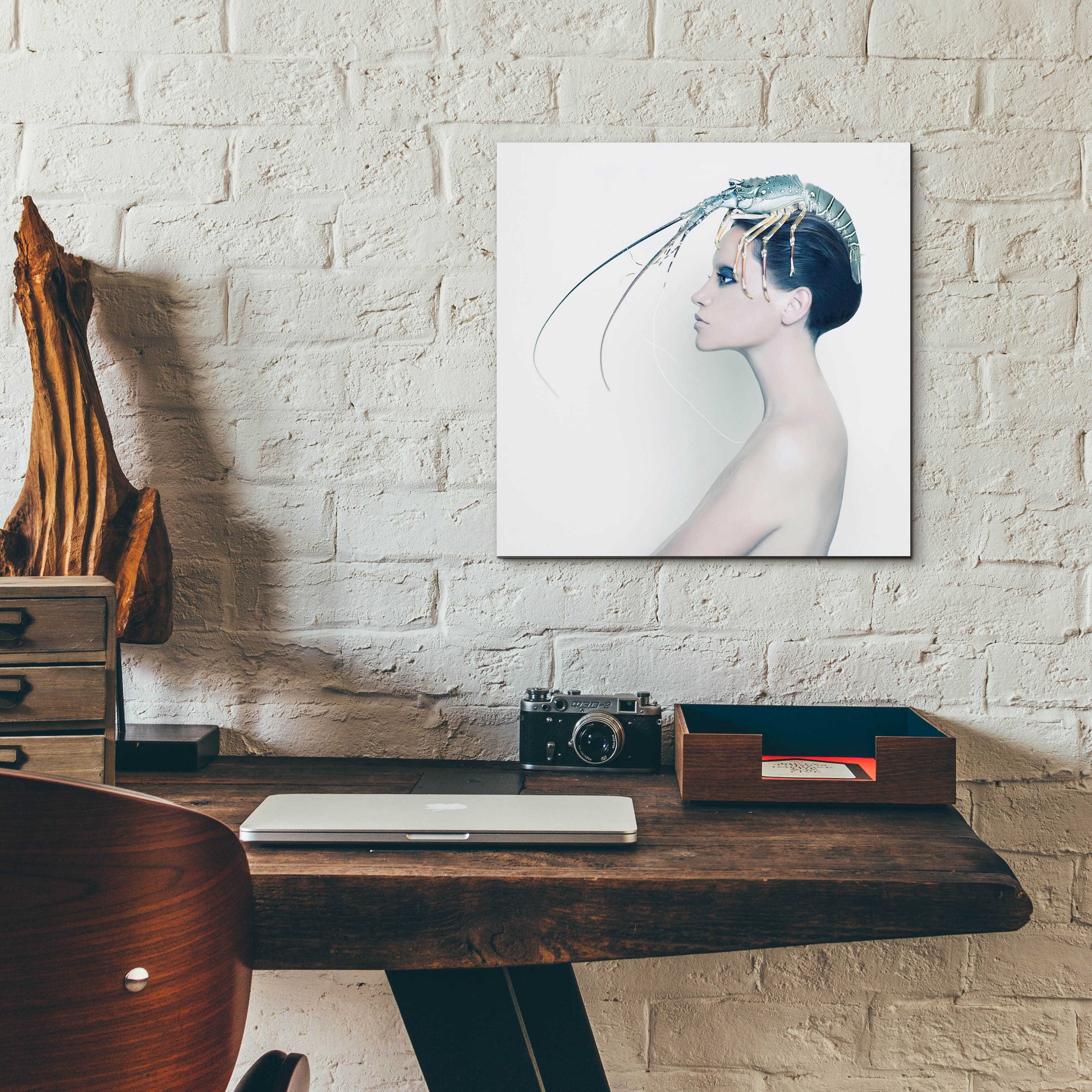 Epic Art 'The Lady' by Incado, Acrylic Glass Wall Art,12x12