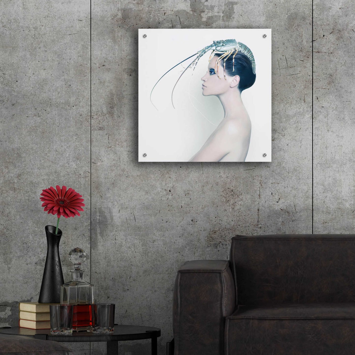 Epic Art 'The Lady' by Incado, Acrylic Glass Wall Art,24x24