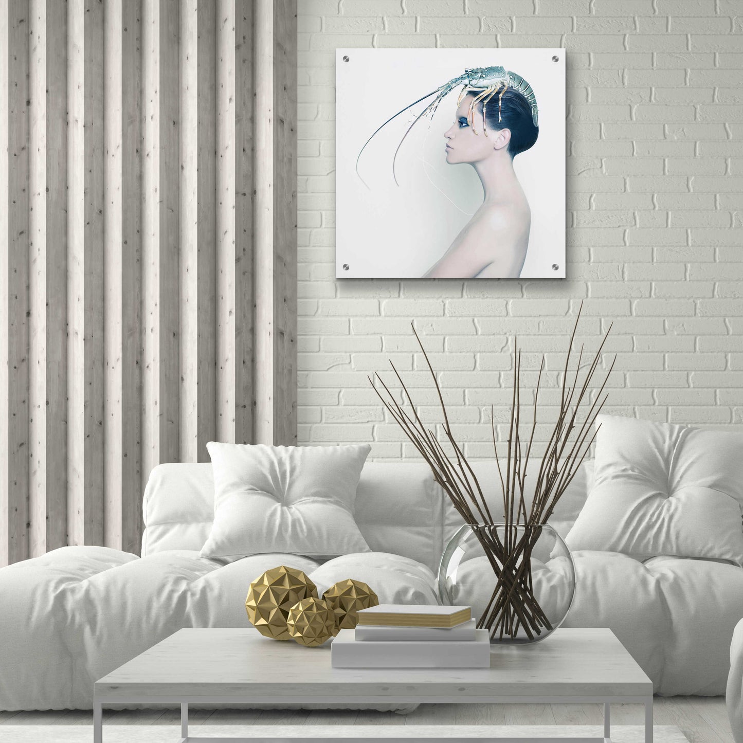 Epic Art 'The Lady' by Incado, Acrylic Glass Wall Art,24x24