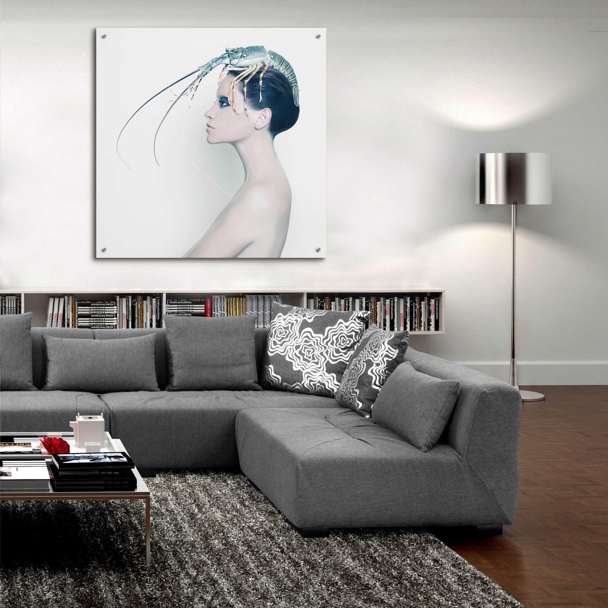 Epic Art 'The Lady' by Incado, Acrylic Glass Wall Art,36x36