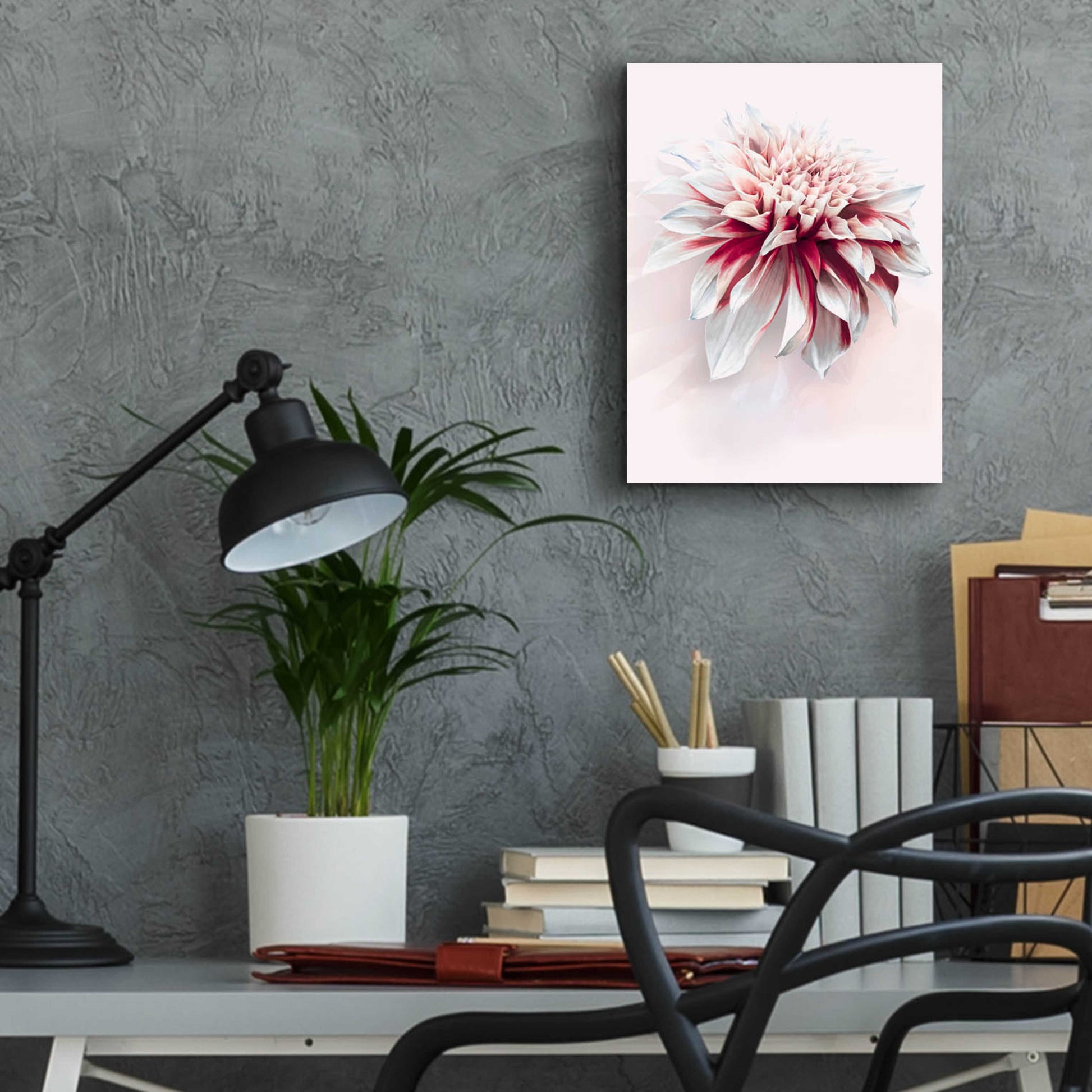 Epic Art 'Water Dahlia' by Incado, Acrylic Glass Wall Art,12x16