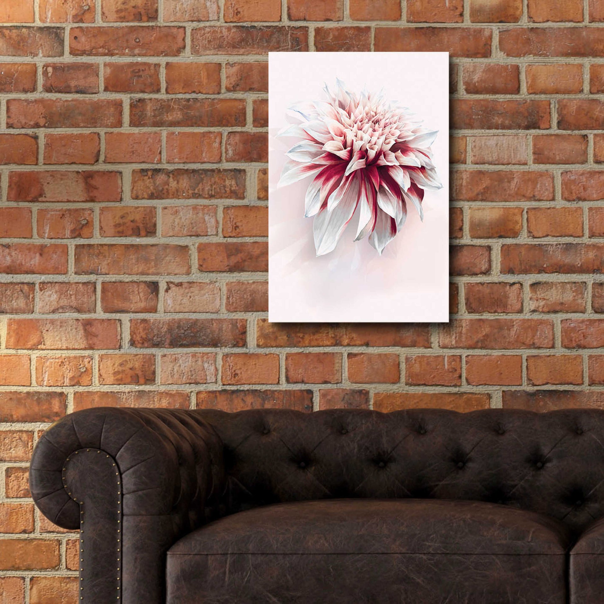 Epic Art 'Water Dahlia' by Incado, Acrylic Glass Wall Art,16x24