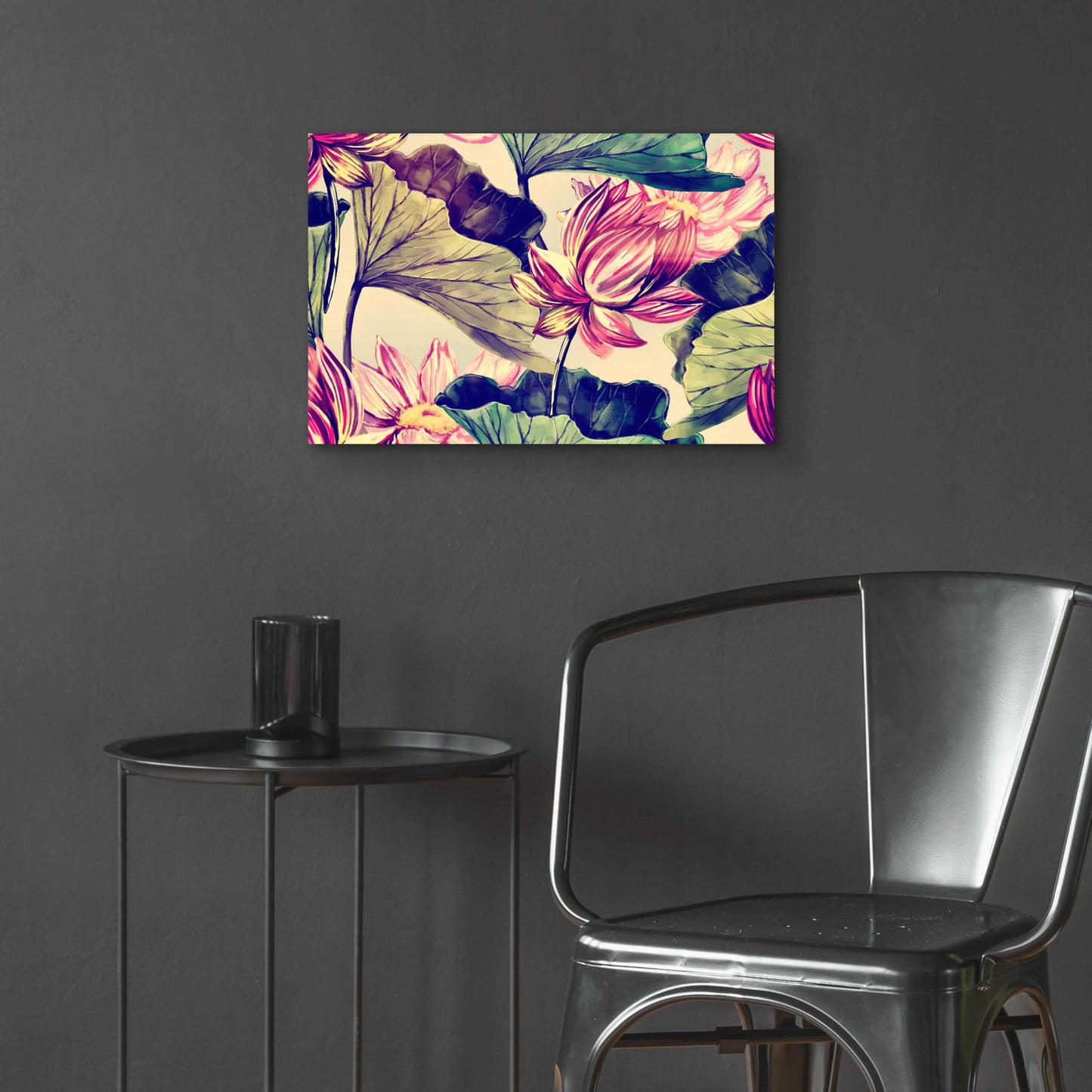 Epic Art 'Water Lily' by Incado, Acrylic Glass Wall Art,24x16