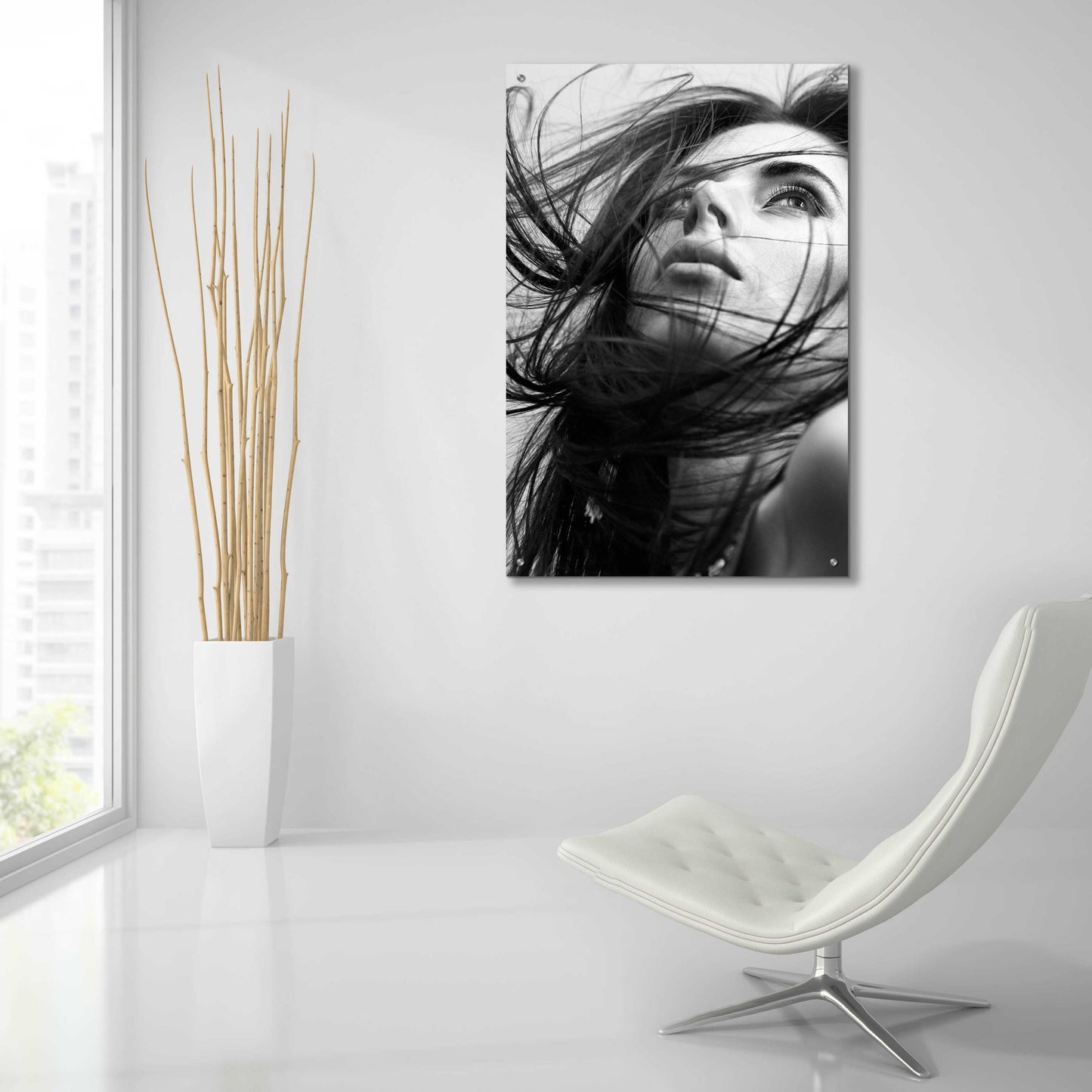 Epic Art 'Windy Day' by Incado, Acrylic Glass Wall Art,24x36