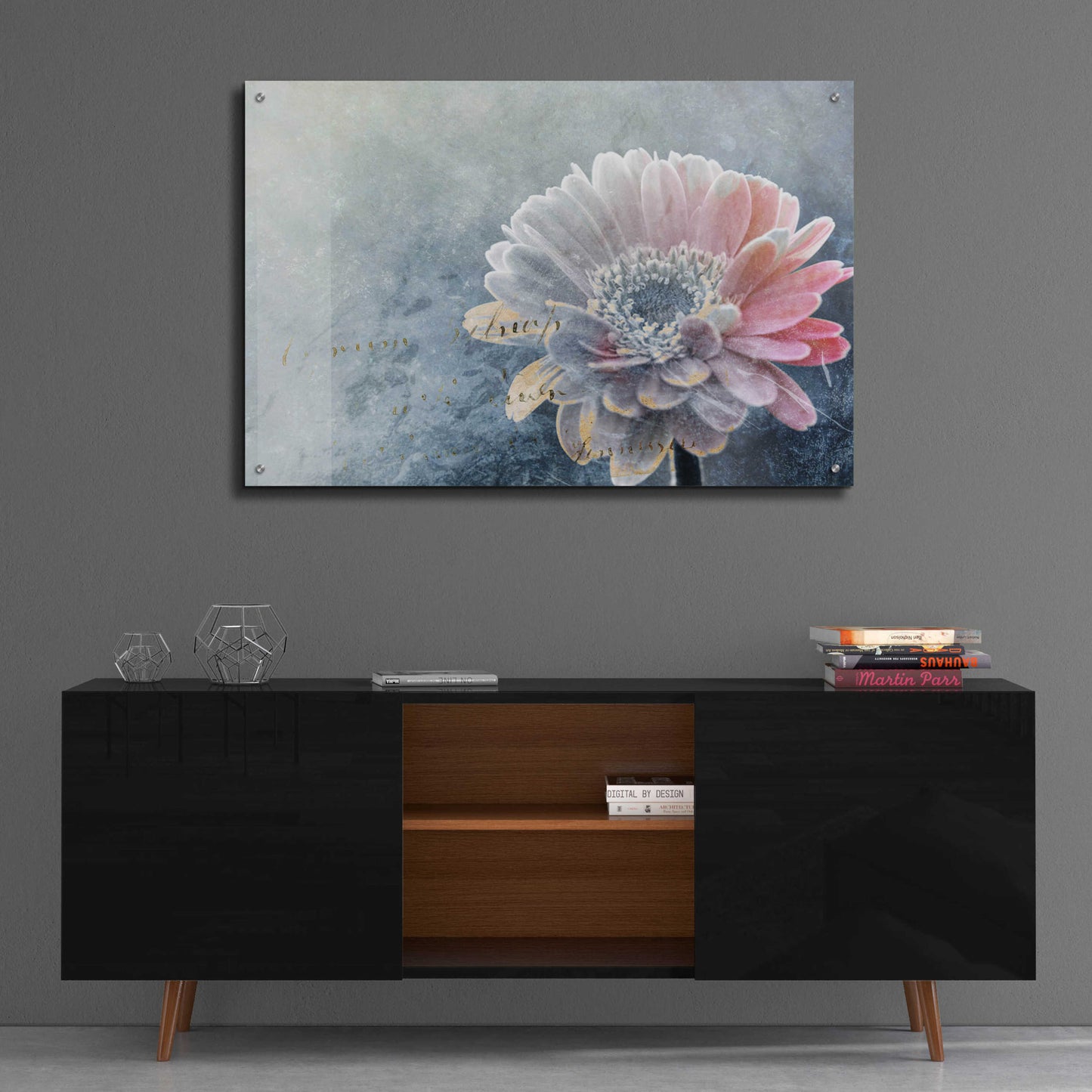 Epic Art 'Winter Flower' by Incado, Acrylic Glass Wall Art,36x24