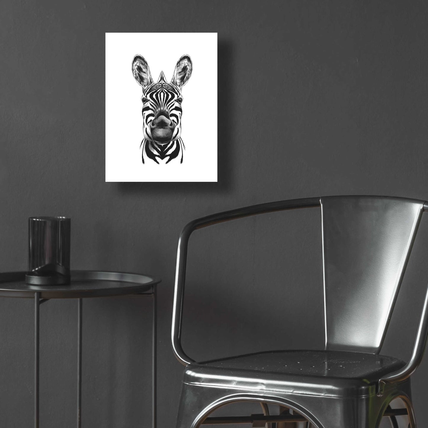 Epic Art 'Zebra Illustration' by Incado, Acrylic Glass Wall Art,12x16