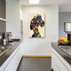 Epic Art 'Afro Man' by Ioana Horvat, Acrylic Glass Wall Art,24x36