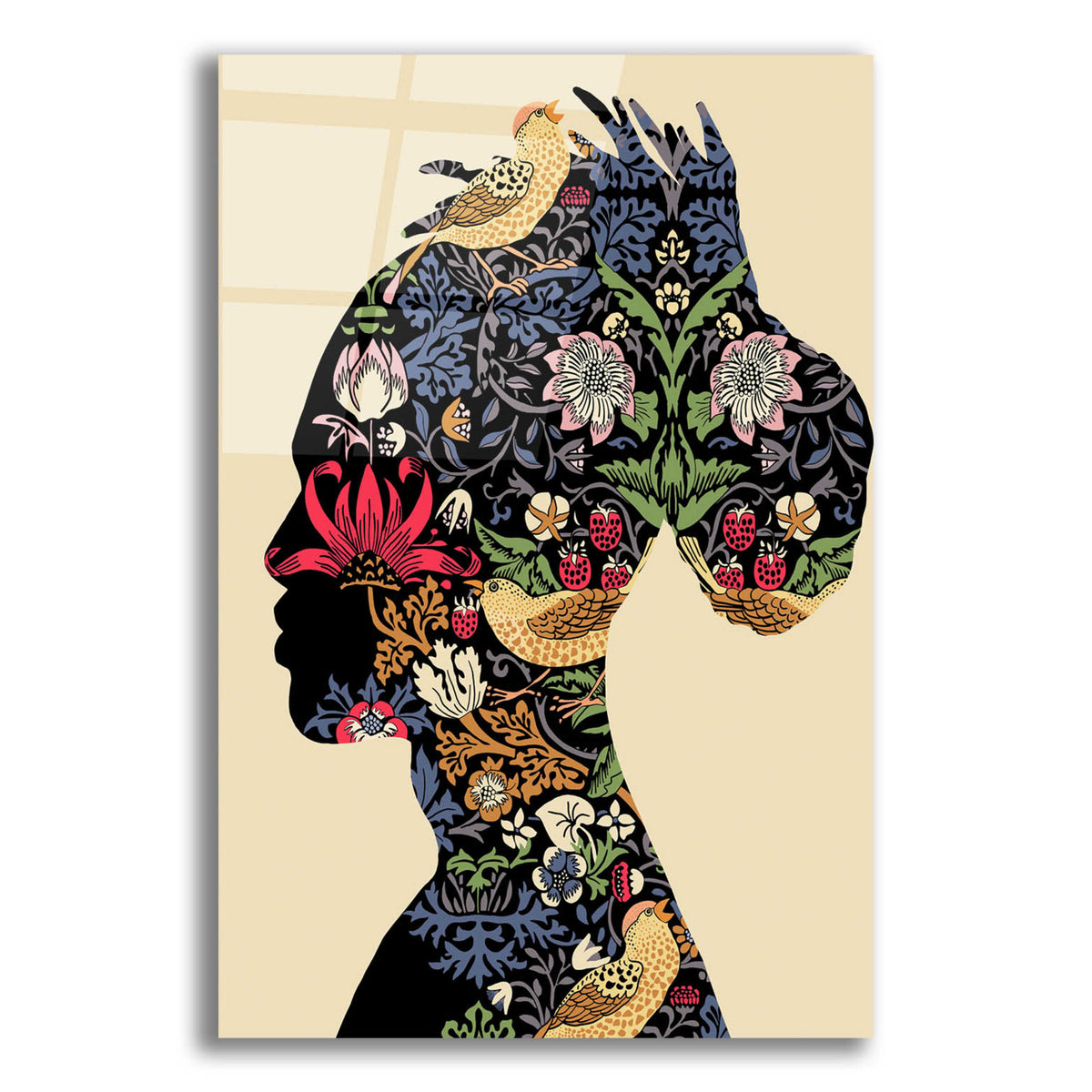 Epic Art 'Afro Man' by Ioana Horvat, Acrylic Glass Wall Art