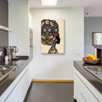 Epic Art 'Afro Woman' by Ioana Horvat, Acrylic Glass Wall Art,24x36