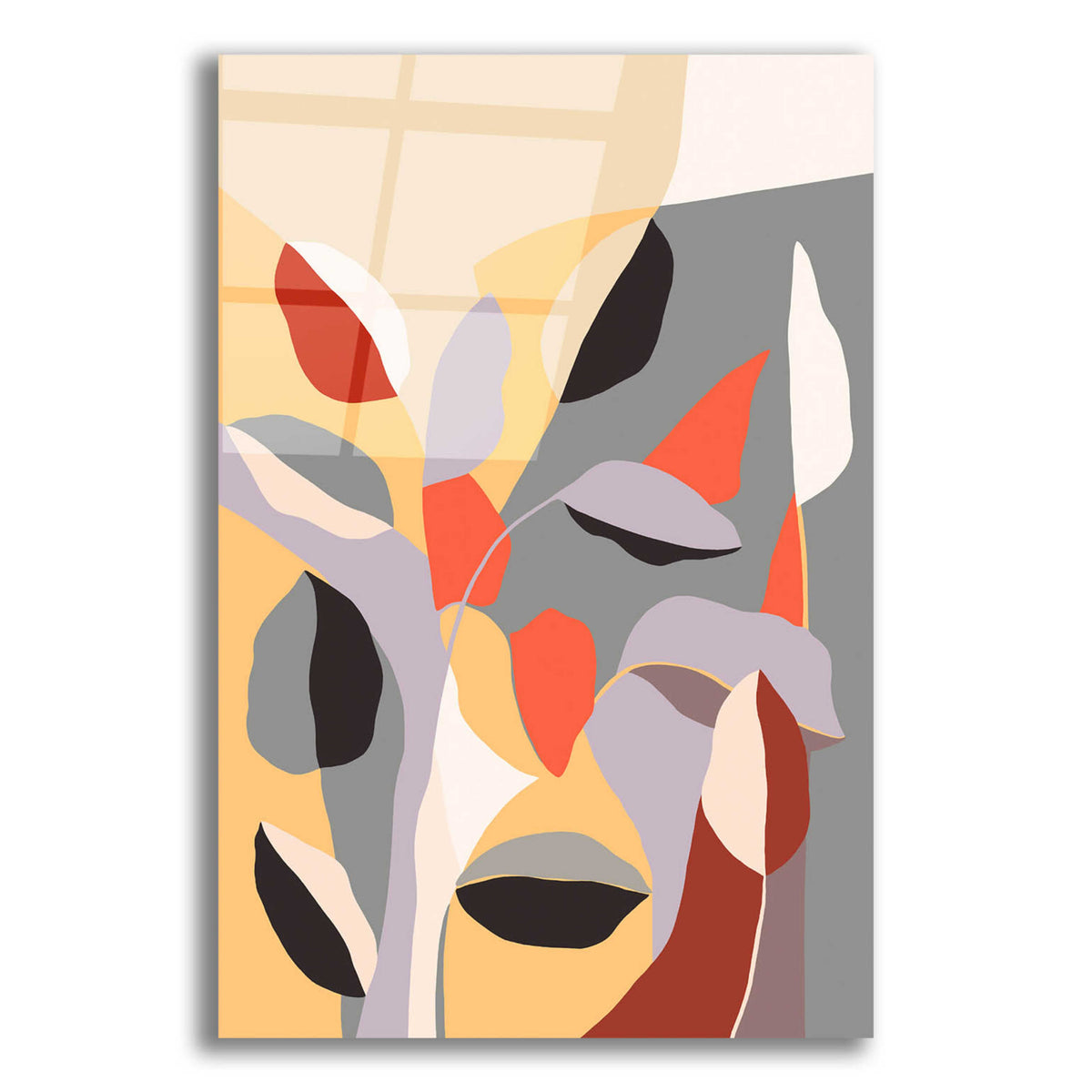 Epic Art 'Happy Leaves B' by Ioana Horvat, Acrylic Glass Wall Art