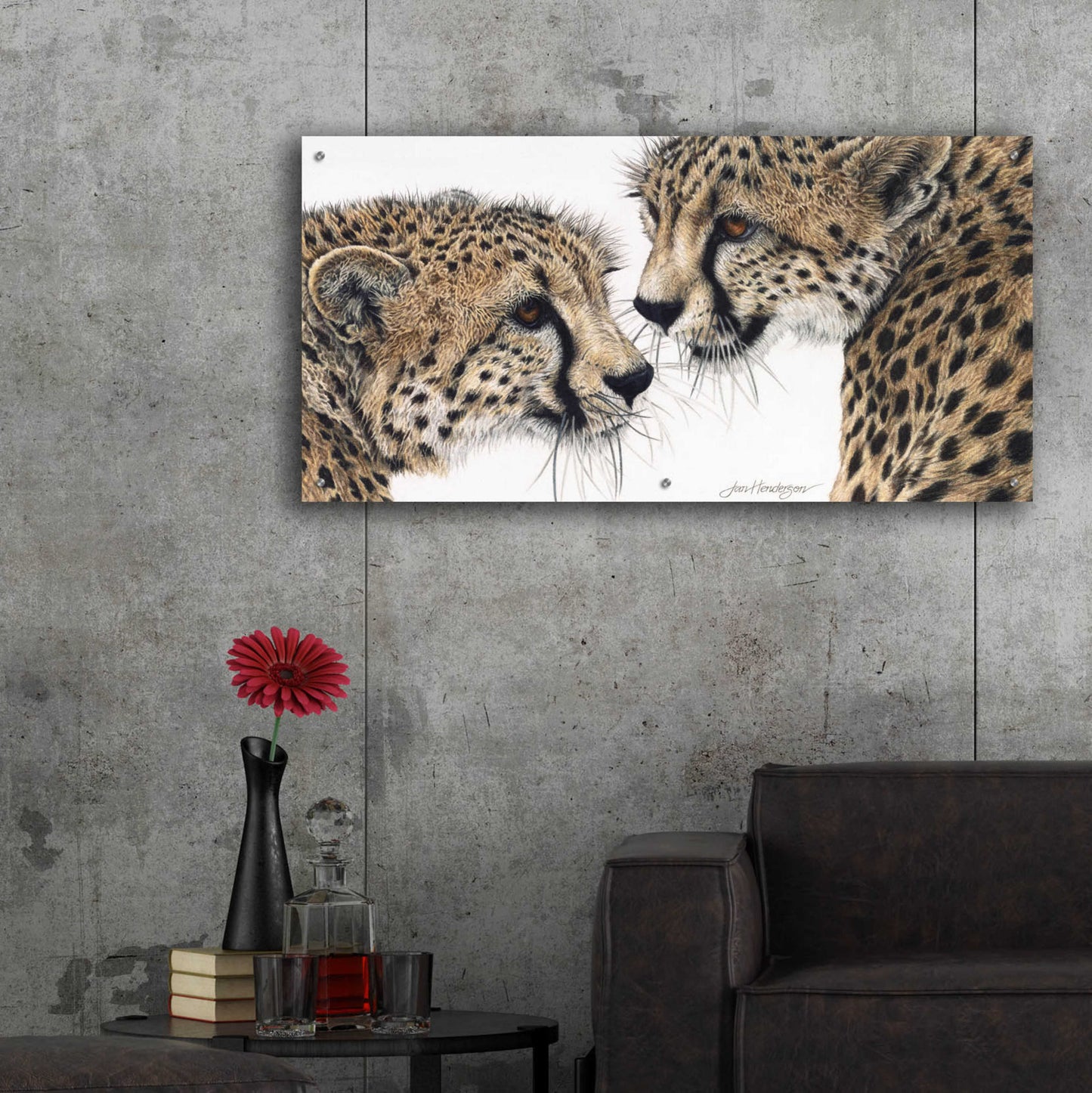 Epic Art 'A Special Bond' by Jan Henderson, Acrylic Glass Wall Art,48x24