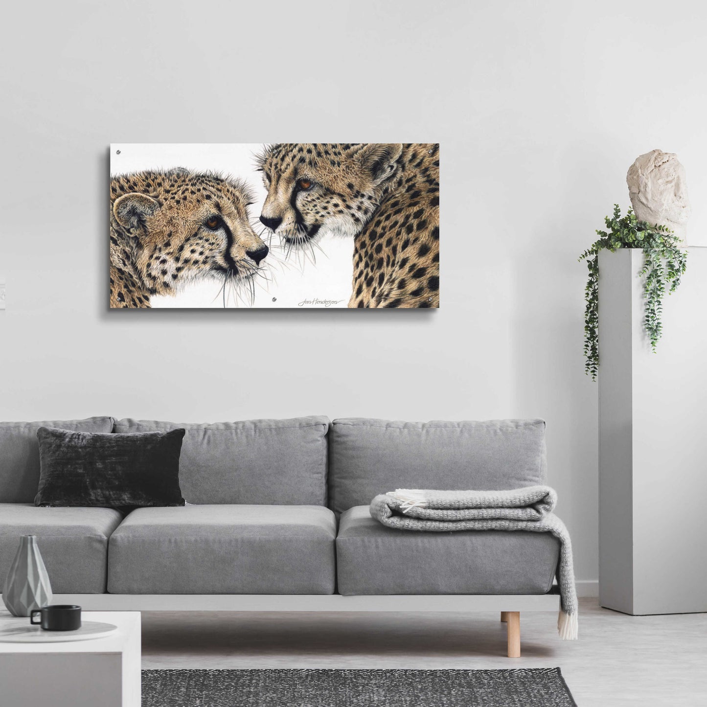 Epic Art 'A Special Bond' by Jan Henderson, Acrylic Glass Wall Art,48x24