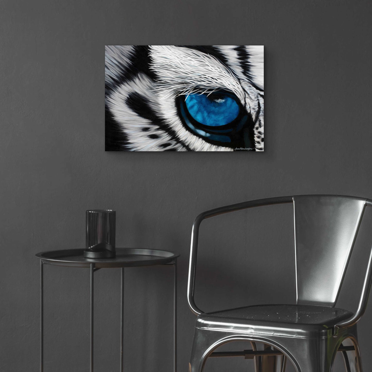 Epic Art 'Tiger Eye' by Jan Henderson, Acrylic Glass Wall Art,24x16