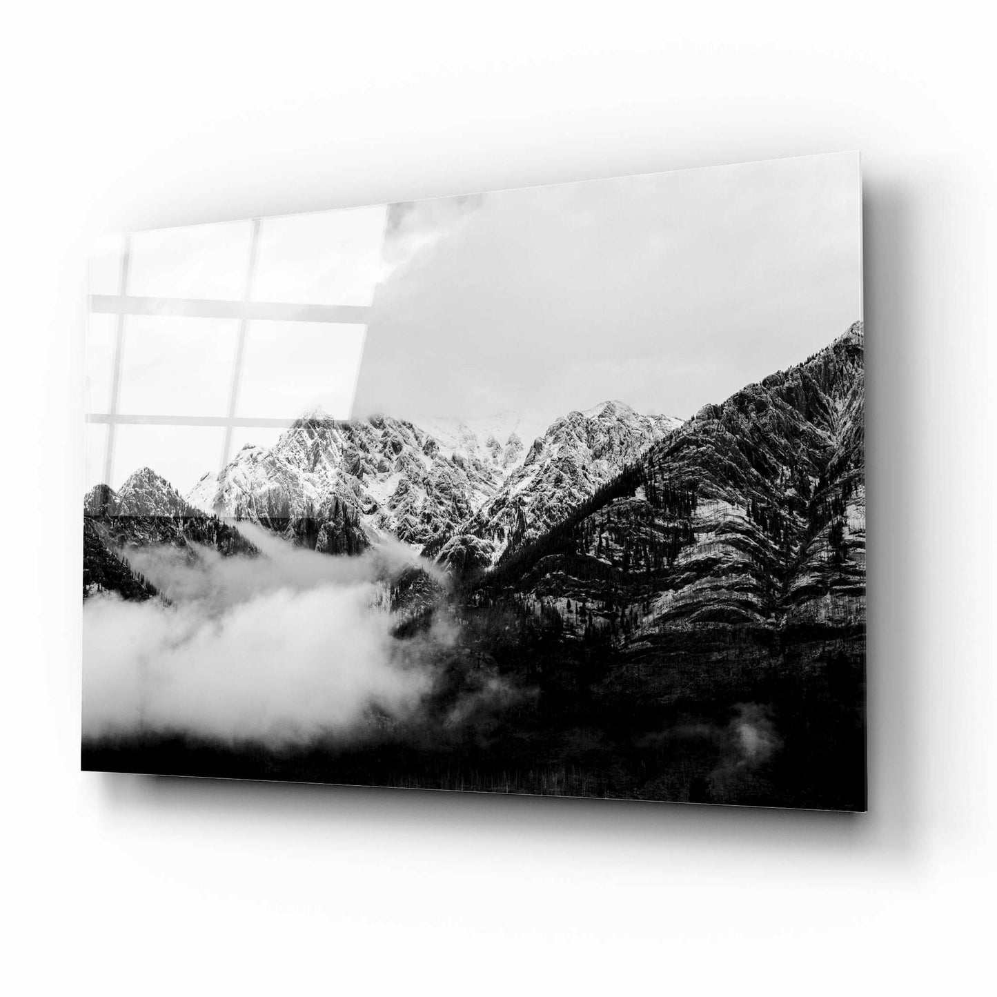 Epic Art 'Canadian Rockies' by Jennifer Henriksen, Acrylic Glass Wall Art,16x12