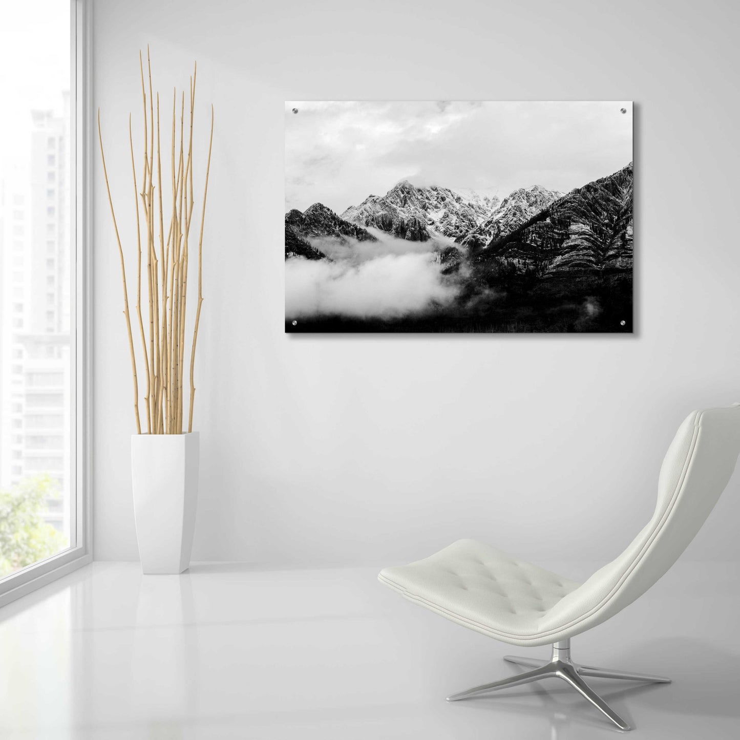 Epic Art 'Canadian Rockies' by Jennifer Henriksen, Acrylic Glass Wall Art,36x24