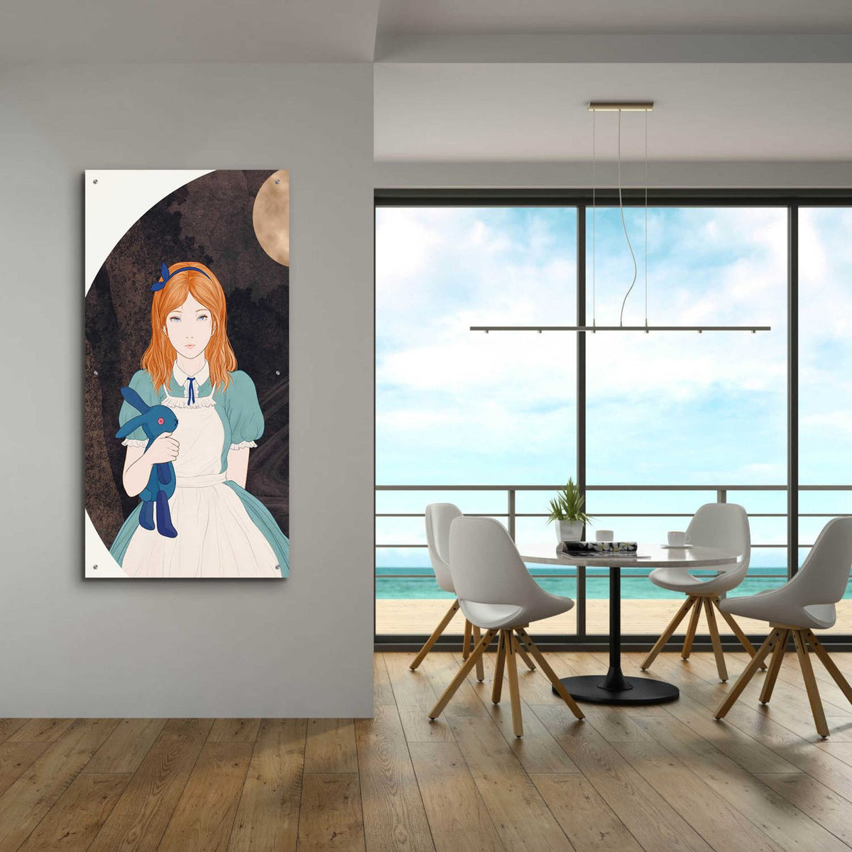 Alice by Sai Tamiya - 24x48 acrylic wall art in a room