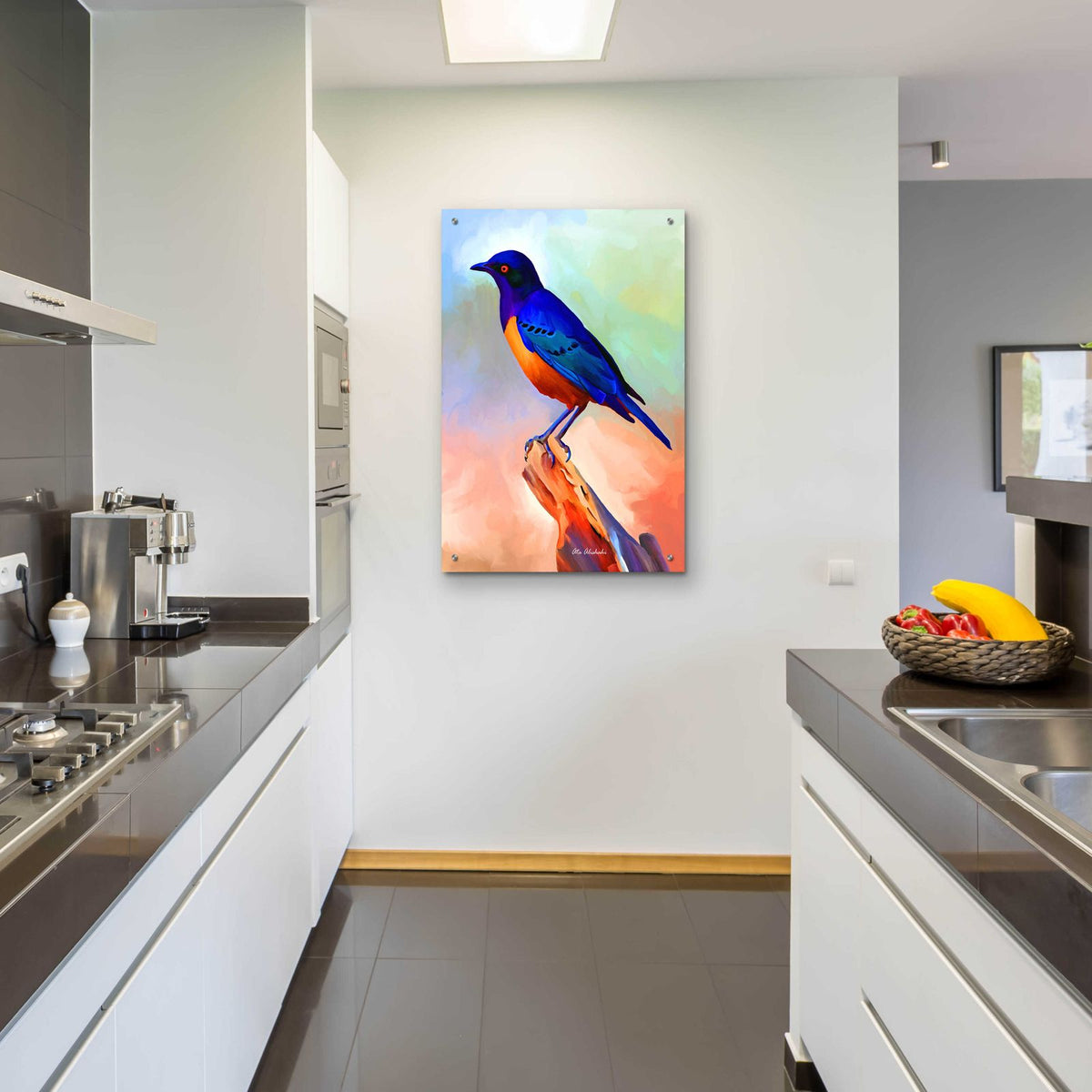 Bird by Ata Alishahi - 24x36 acrylic wall art in a room