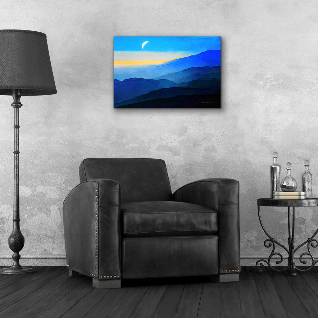 Blue Mountains by Ata Alishahi - 24x16 acrylic wall art in a room