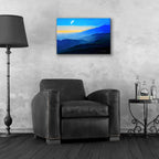 Blue Mountains by Ata Alishahi - 24x16 acrylic wall art in a room
