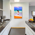 Beach Day by Ata Alishahi - 24x36 acrylic wall art in a room